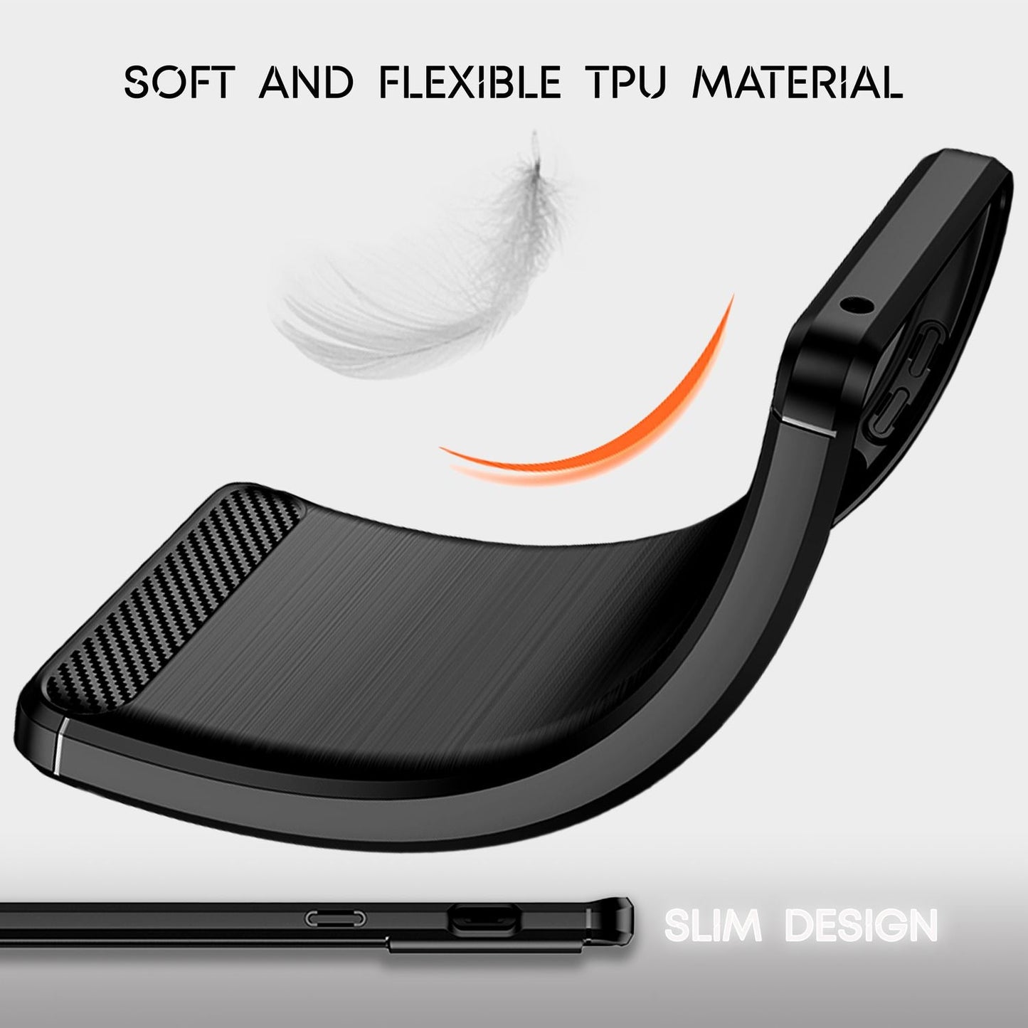 Carbon Look Case für OnePlus 10 Pro - Handy Hülle Smartphone TPU Silikon Cover