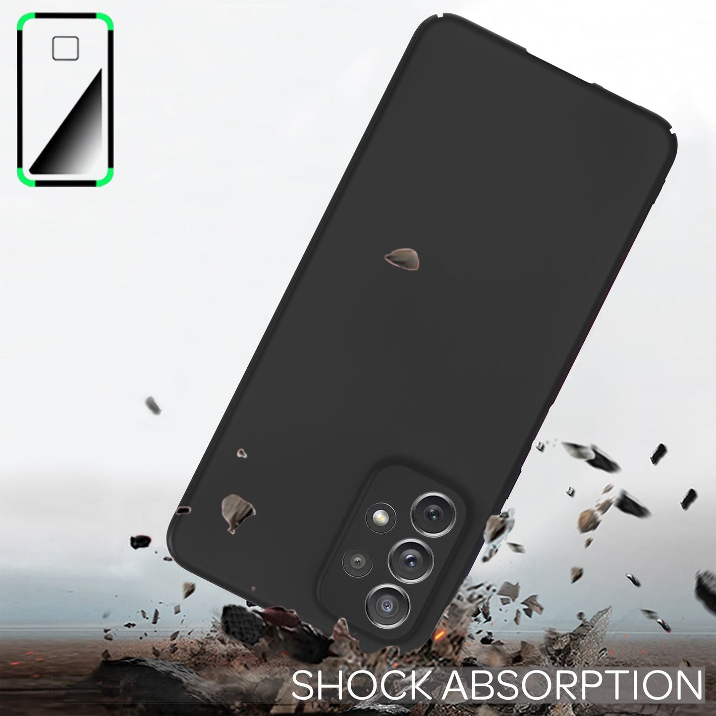 Carcasă ultra-subțire și mată pentru Samsung Galaxy A53 - Carcasă de telefon subțire, cu fixare perfectă