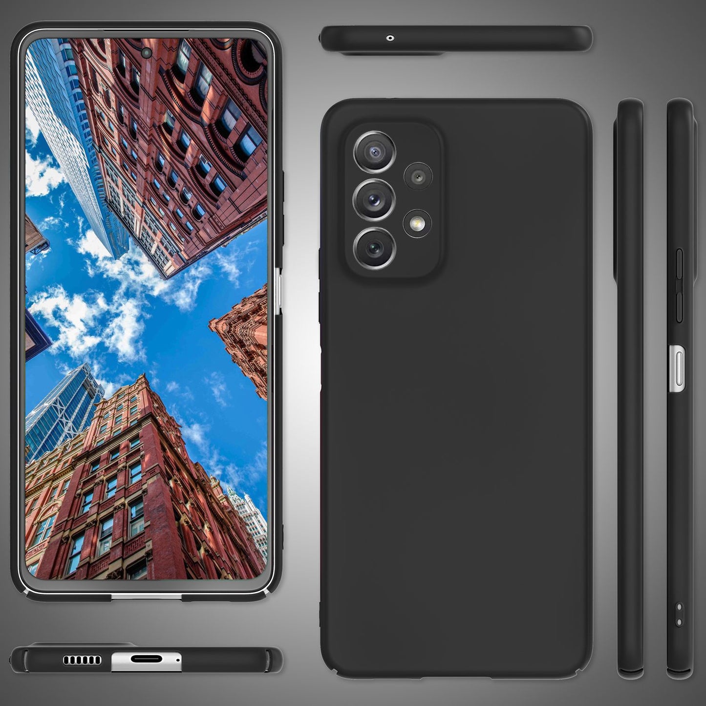 Carcasă ultra-subțire și mată pentru Samsung Galaxy A53 - Carcasă de telefon subțire, cu fixare perfectă