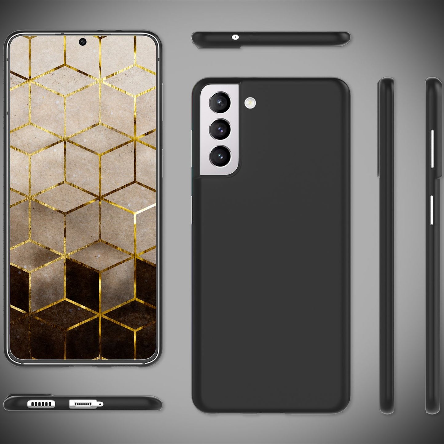 Für Samsung Galaxy S22 - Extra Dünn Hard Case Ultra Slim Handy Hülle Matt Cover