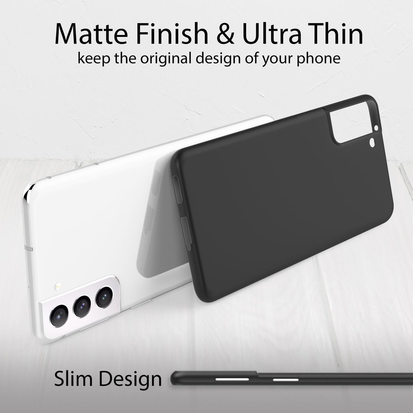 Für Samsung Galaxy S22 Plus - Extra Dünn Hard Case Ultra Slim Handy Hülle Cover