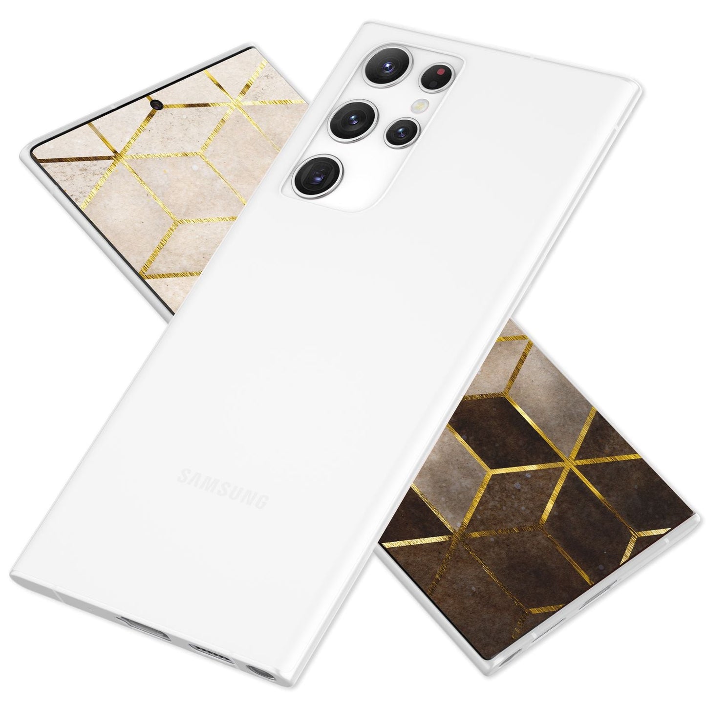 Etui NALIA do Samsunga Galaxy S22 Ultra Phantom o ultrasmukłej konstrukcji – grubość 0,3 mm, ultralekkie, idealnie dopasowane