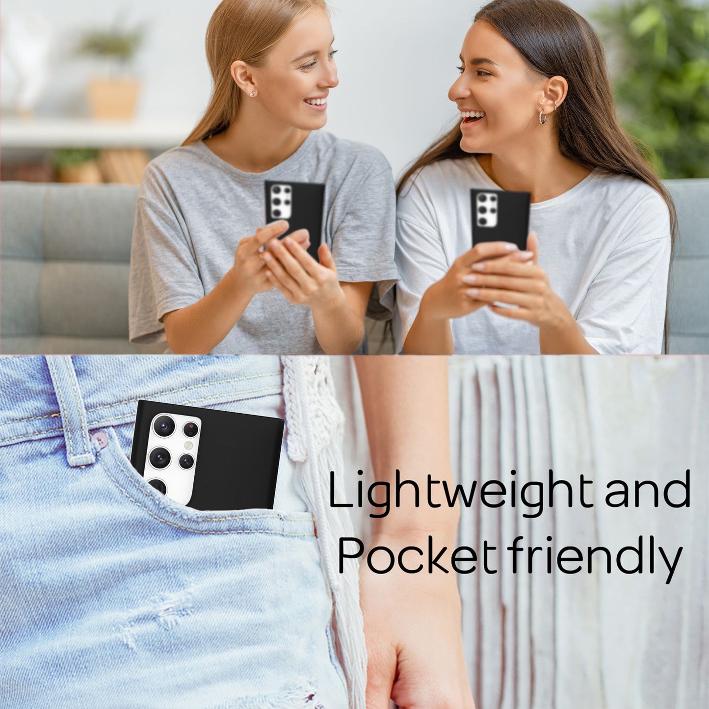 Etui NALIA do Samsunga Galaxy S22 Ultra Phantom o ultrasmukłej konstrukcji – grubość 0,3 mm, ultralekkie, idealnie dopasowane