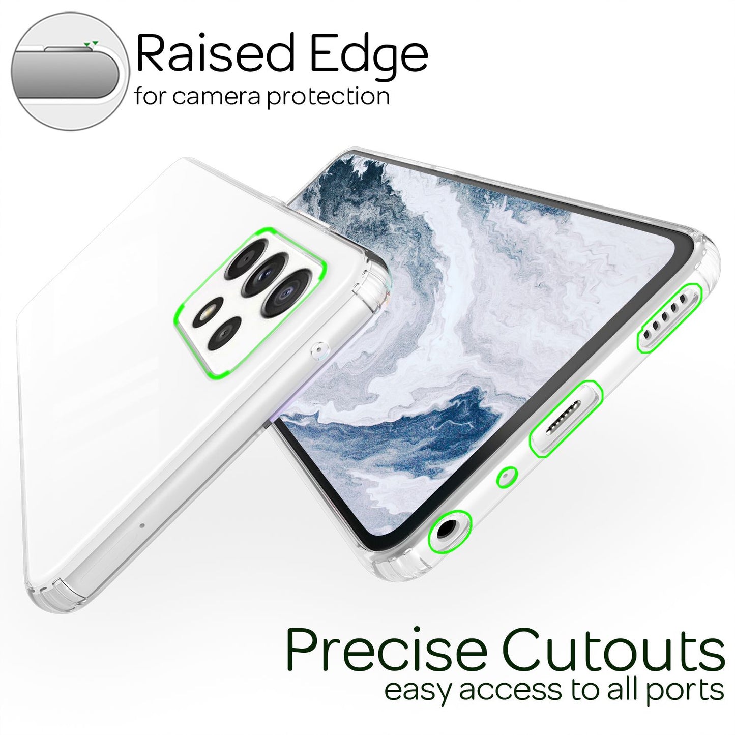 NALIA Ignite Klare Hülle - Passend Für Galaxy A13 Kratzfester Kunststoff Transparent