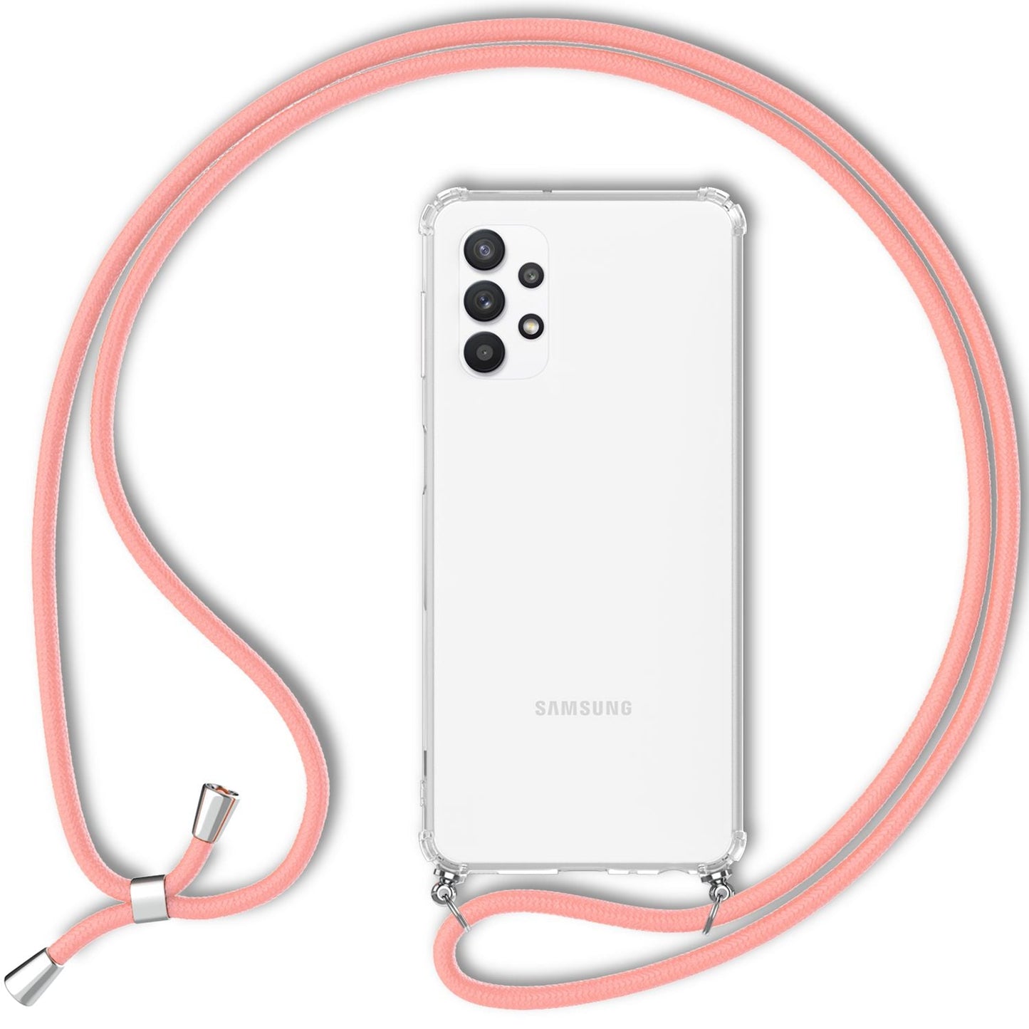 Husă transparentă Hangit pentru Galaxy A13 cu lanț - Dimensiune 6,6 inci, ușoară, practică