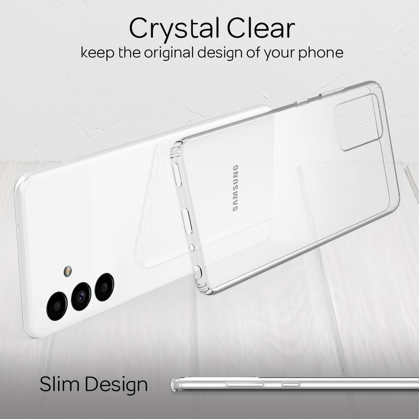 NALIA Ignite Klar Hülle - Galaxy A13 5G Kompatibel, Dünn, Kratzfest