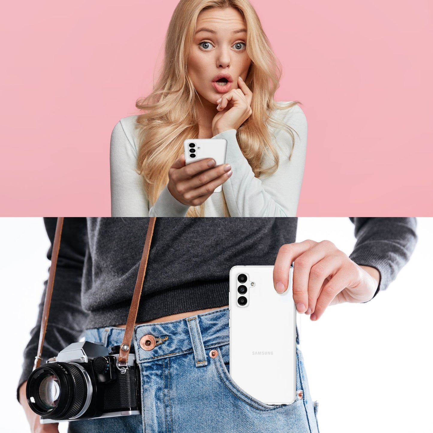 NALIA Ignite Klar Hülle - Galaxy A13 5G Kompatibel, Dünn, Kratzfest