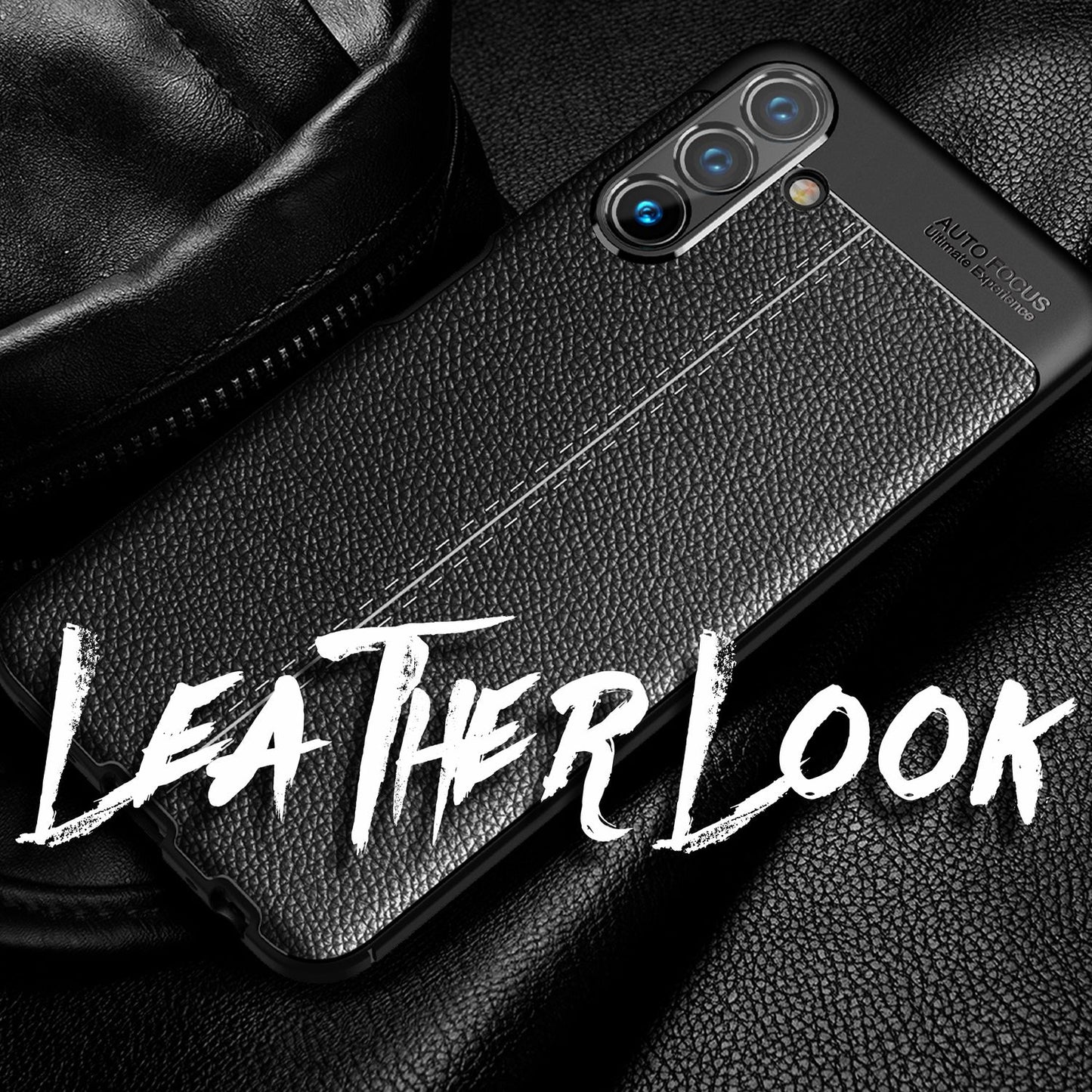 Husă pentru Samsung Galaxy A13 5G, aspect piele, carcasă din silicon, husă de protecție