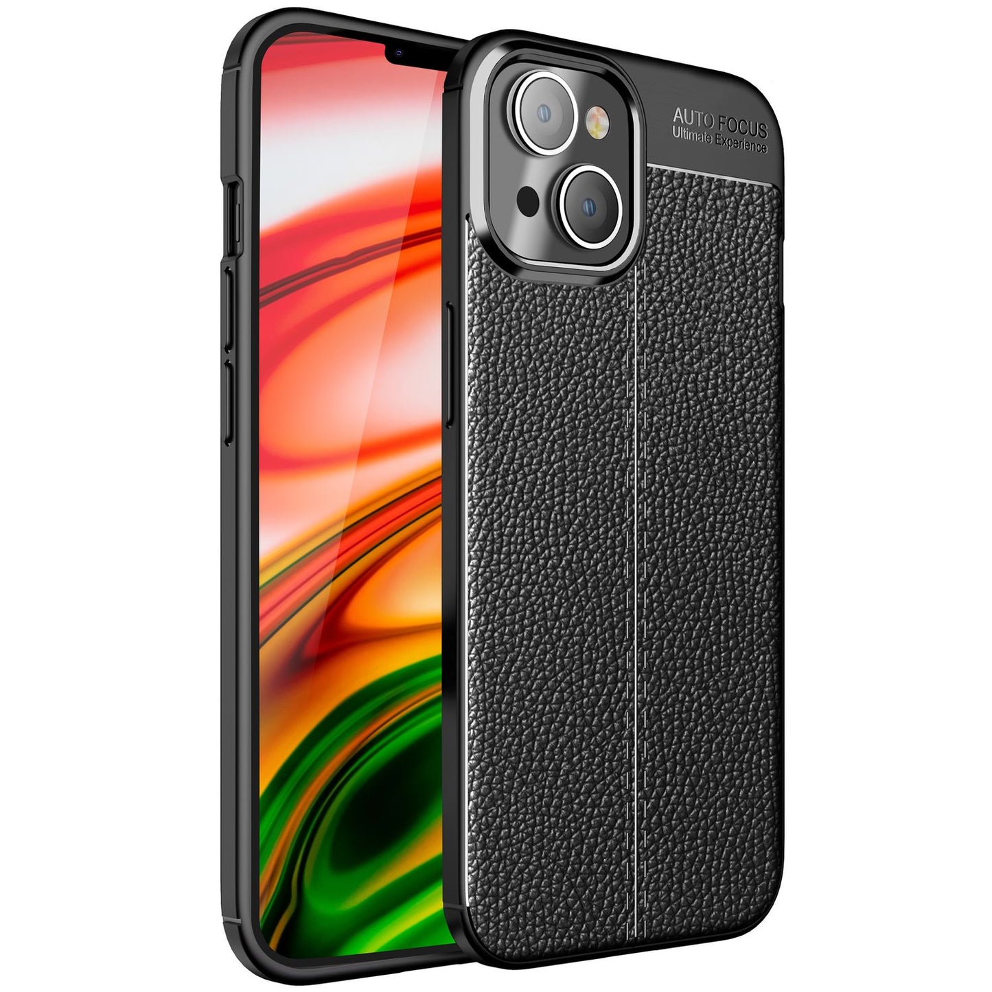 NALIA Berlin Barron Hülle Leder-Look - Kompatibilität IPhone 14, TPU Silikon, Anti-Fingerprint
