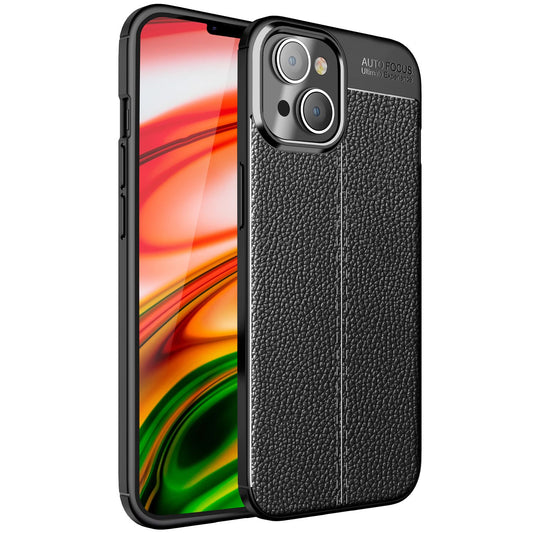 NALIA Berlin Barron Hülle Leder-Look - Kompatibilität IPhone 14, TPU Silikon, Anti-Fingerprint