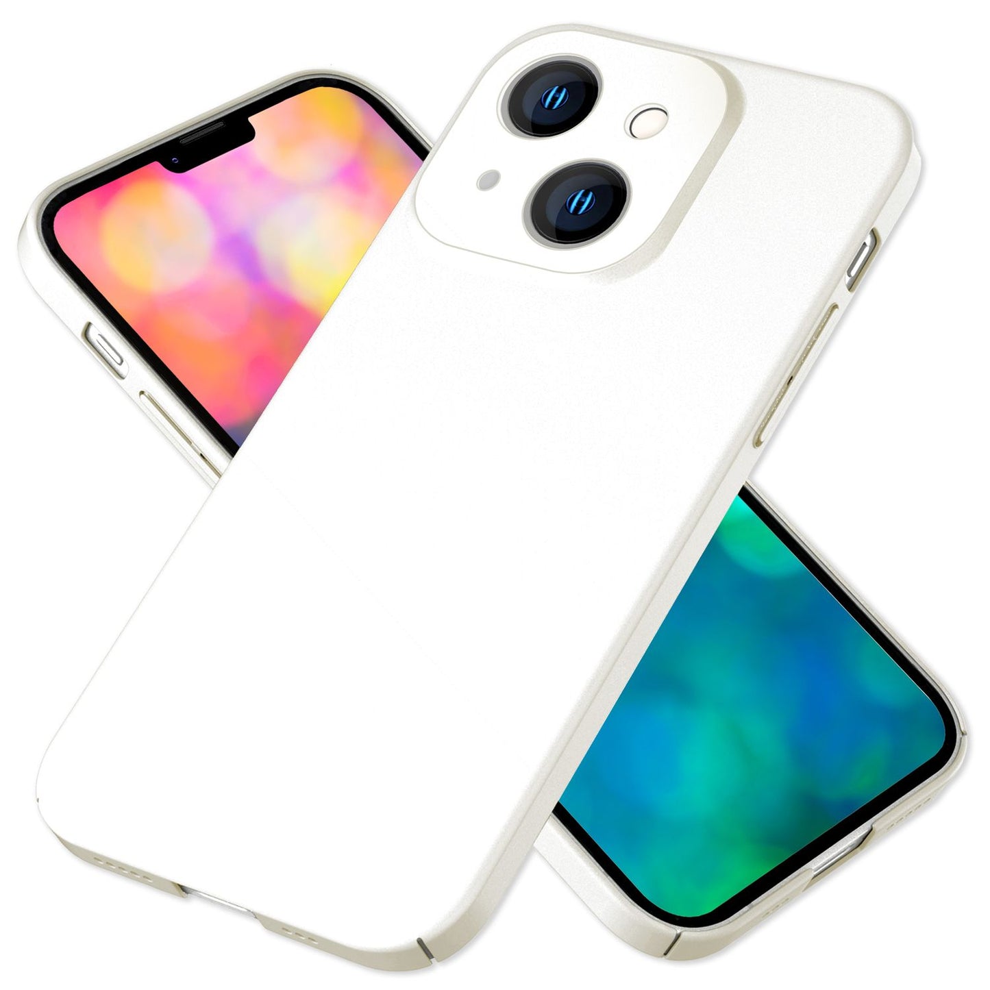 Husă NALIA Berlin Slim Hard - Grosime 0,5 mm, Compatibilă cu iPhone 14, Grip antiderapant