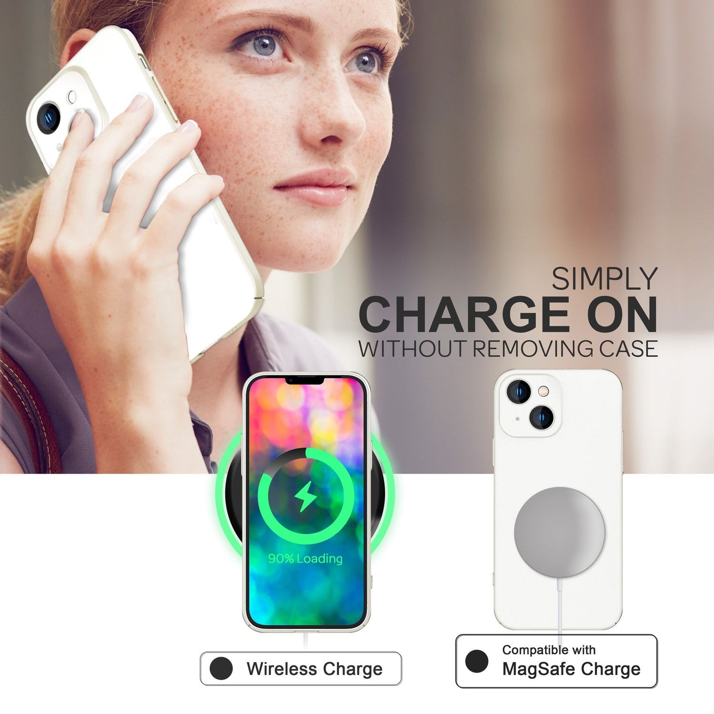 Dünnes Hardcase für iPhone 14 Plus, Schutz Hülle 0,5mm Slim Handy Cover Mattiert