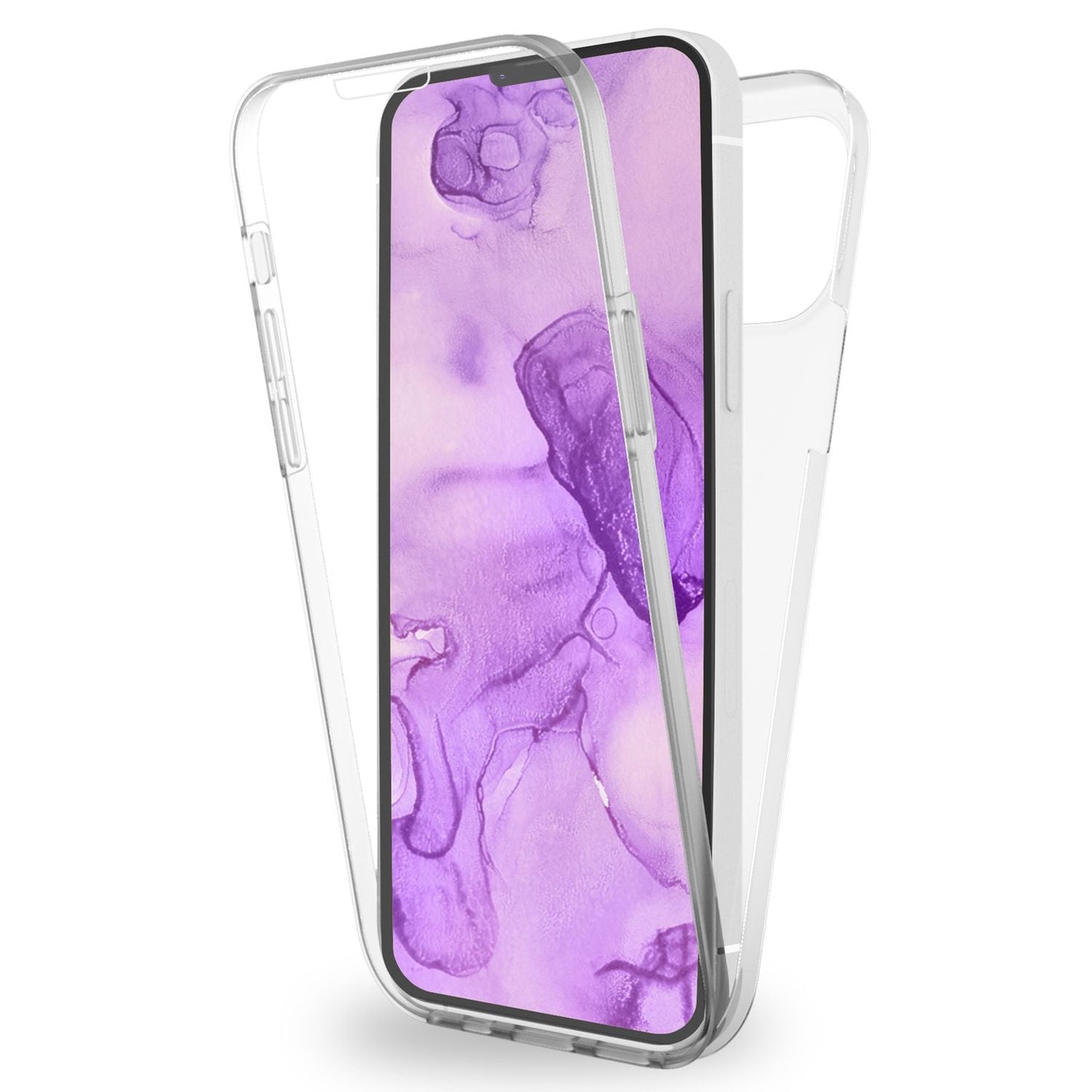 NALIA Berlin 360Guard Transparente Hülle - Rundumschutz Klar Display 6,7 Zoll TPU/PC Gewicht Ungefähr 18 Gramm