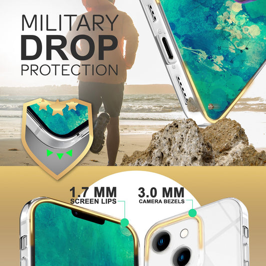 Carcasă pentru iPhone 14 - Carcasă transparentă anti-îngălbenire, transparentă, carcasă de telefon