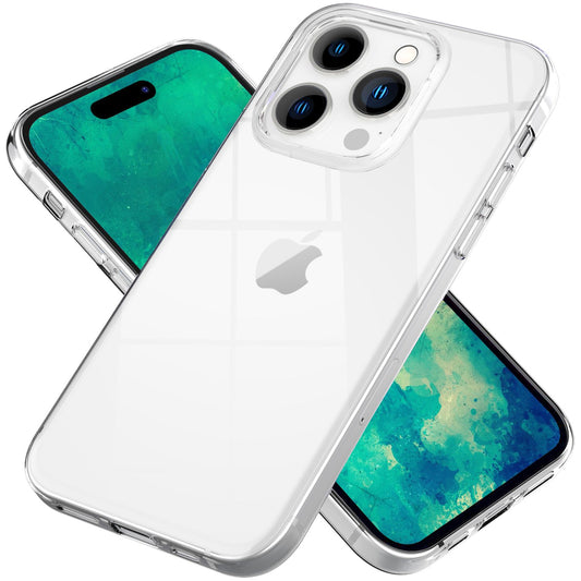 Hülle für iPhone 14 Pro - Klar Durchsichtig Anti-Gelb Slim Clear Case Handyhülle