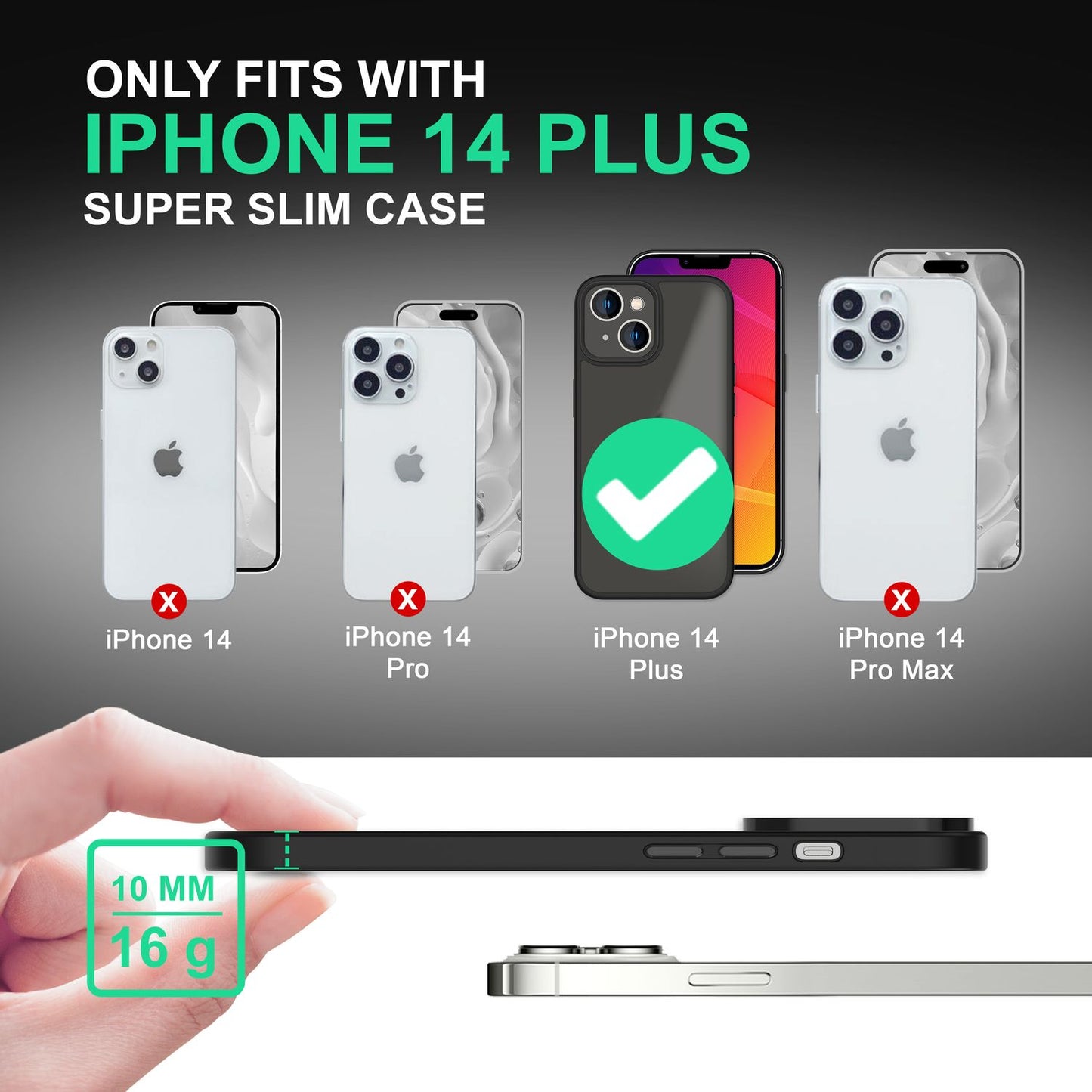 Für iPhone 14 Plus Hülle Hybrid Matt Durchscheinend Aufprall Schutz Handyhülle