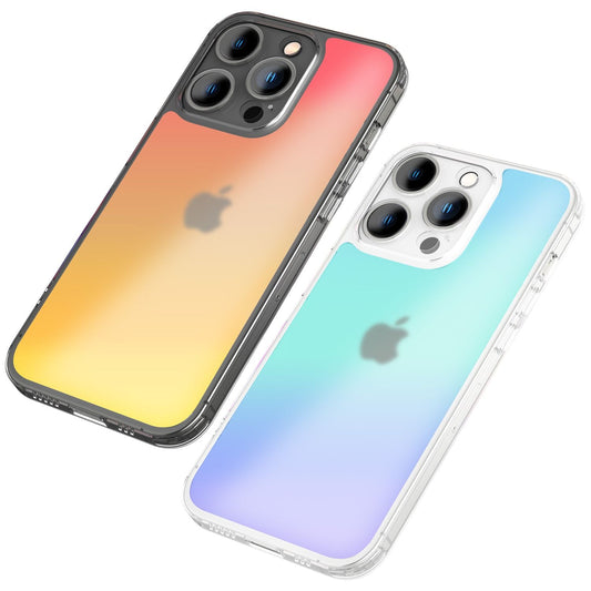 NALIA Iphone 14 Pro Max Farbwechsel-Hülle - Durchscheinendes Farbspiel, Transparentes Material