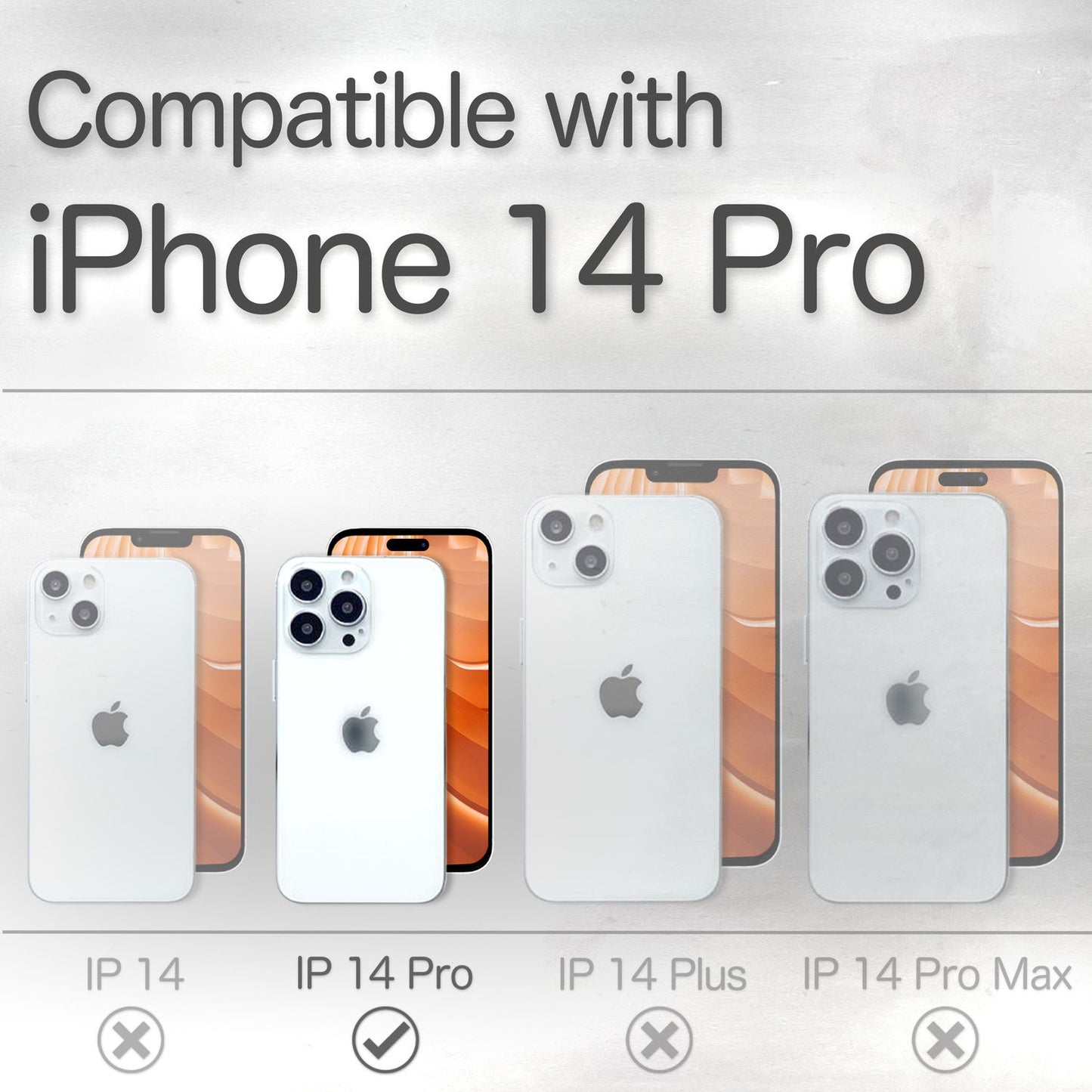 Echt Leder Hülle für iPhone 14 Pro, RFID Schutz Flipcase Klapphülle Schutzhülle