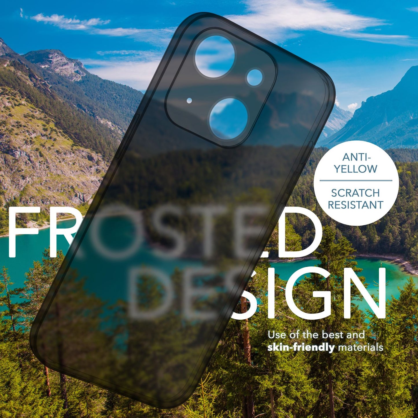 Ultra Dünne Hülle für iPhone 14, Slim 0,3mm Durchsichtig Schutz Cover Handyhülle