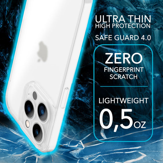 Ultra Dünne Hülle für iPhone 14 Pro Max, Slim 0,3mm Durchsichtig Case Handyhülle