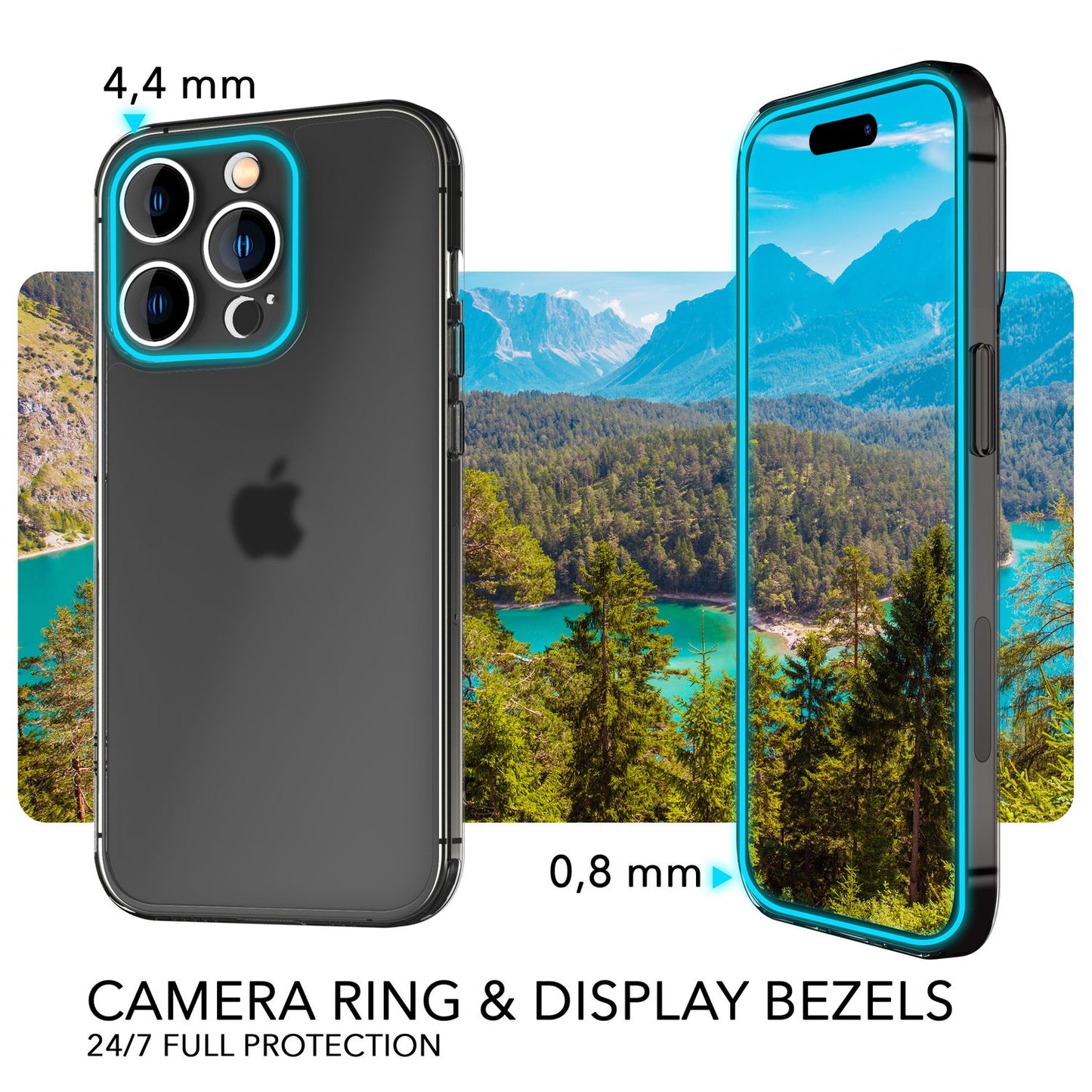 Ultra Dünne Hülle für iPhone 14 Pro Max, Slim 0,3mm Durchsichtig Case Handyhülle