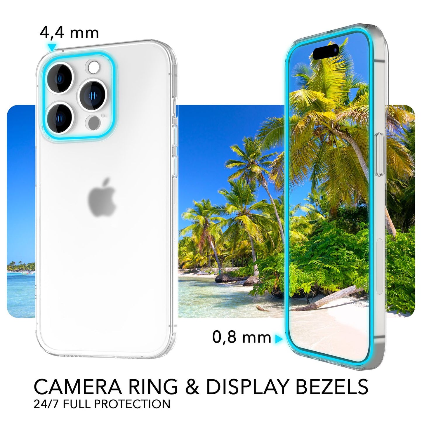 Ultra Dünne Hülle für iPhone 14 Pro Max, Slim 0,3mm Durchsichtig Case Handyhülle