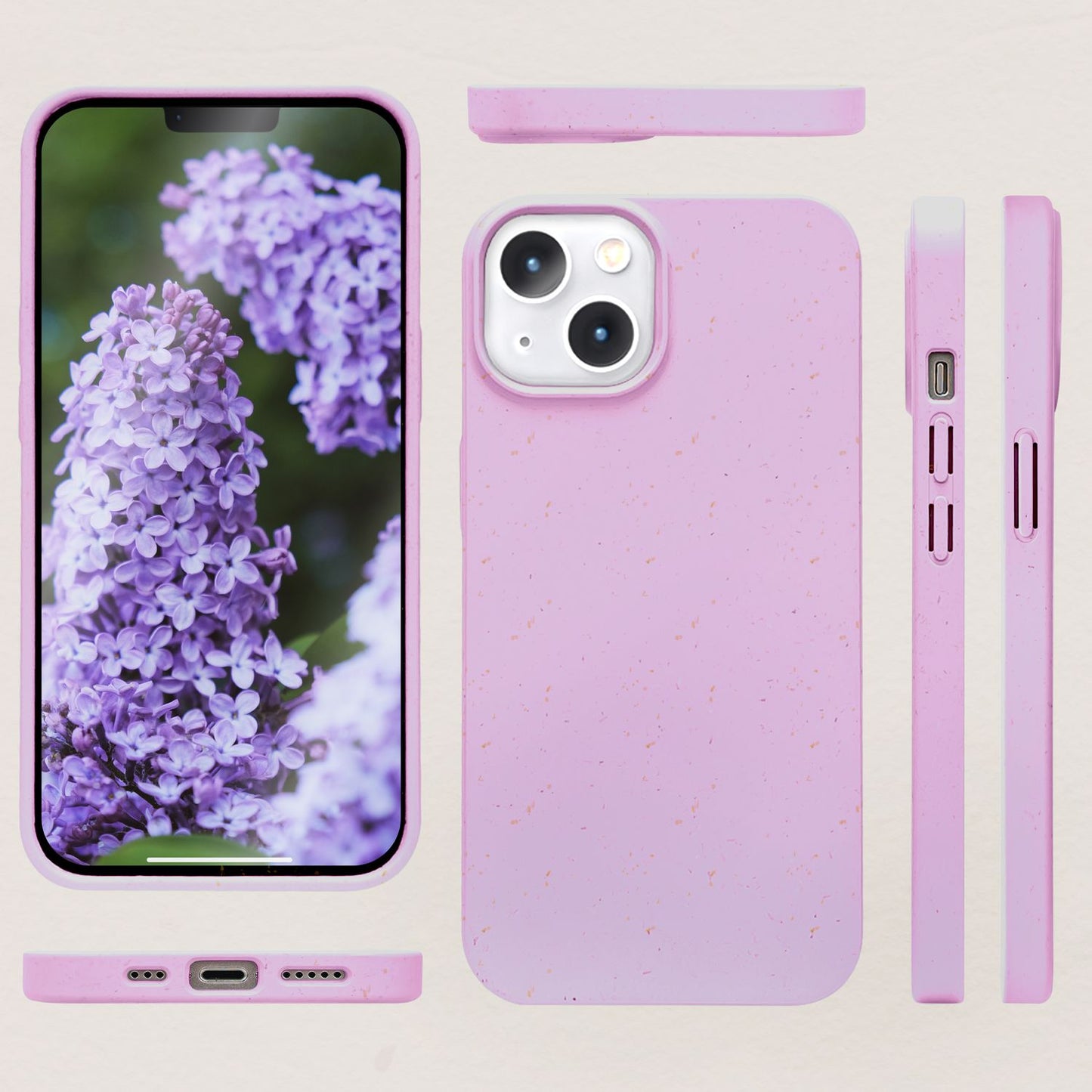 Bio Hülle mit MagSafe für iPhone 14, Nachhaltig Öko Case Umweltfreundlich