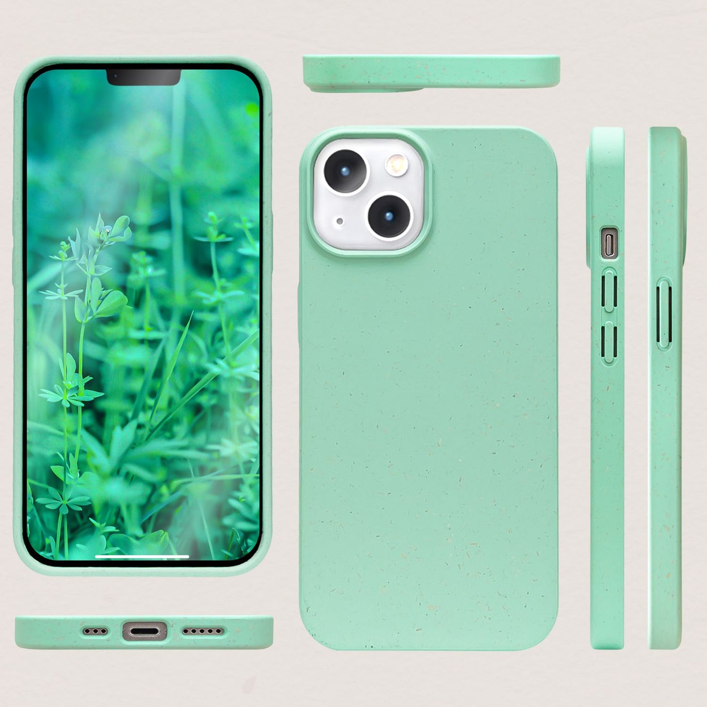 NALIA Berlin Bio Hülle MagSafe - Größe Passend Für iPhone 14 Plus, Material Bio Recycling, Umweltfreundlich