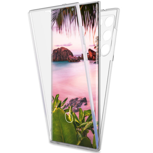 NALIA Berlin 360Guard Transparent - Größe Passend Für Galaxy S23 Ultra, Material Transparent TPU, Rundumschutz