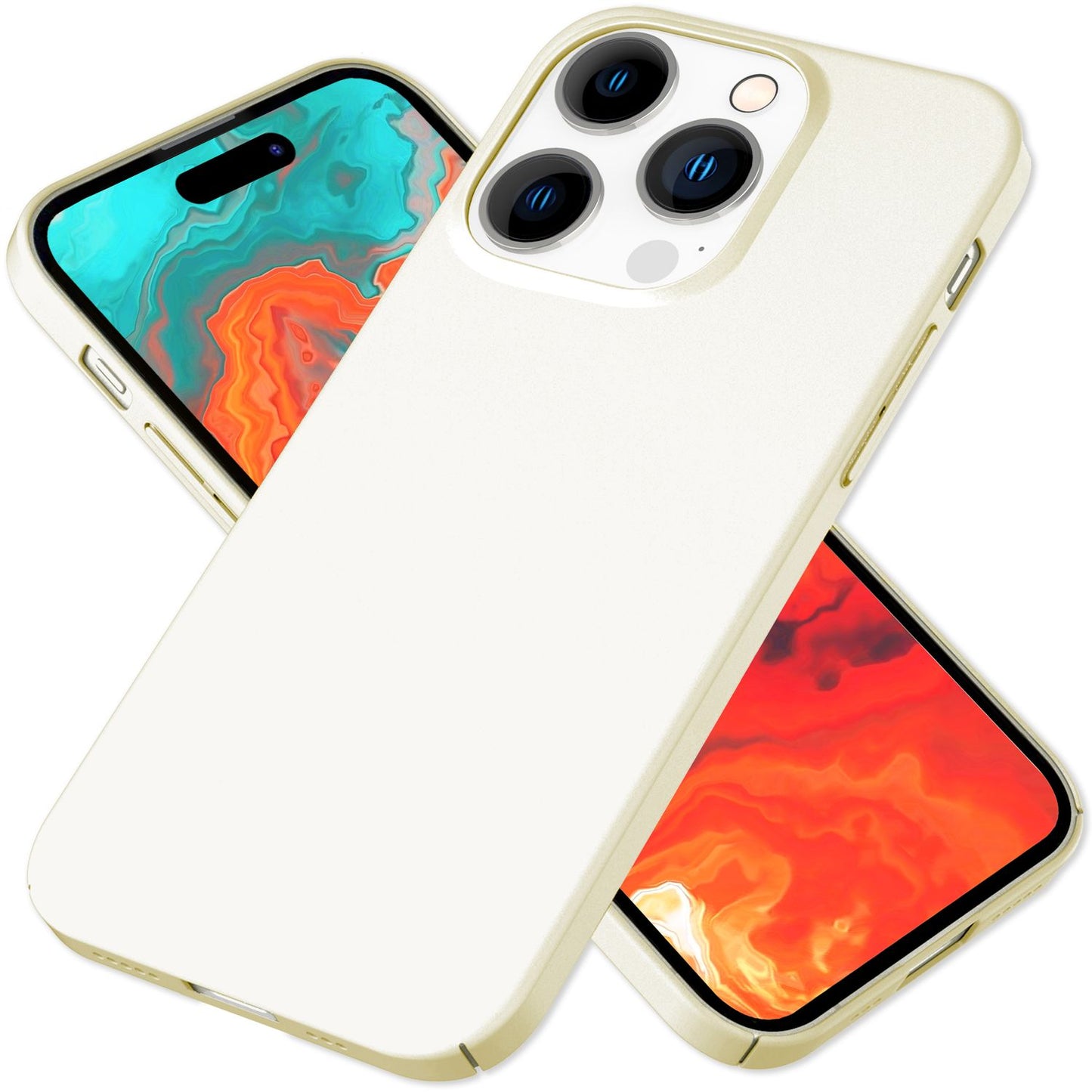 NALIA Berlin Carcasă subțire de 0,5 mm, ultra subțire - grosime de 0,5 mm, compatibilă cu iPhone 15 Pro, carcasă de protecție ultra-ușoară