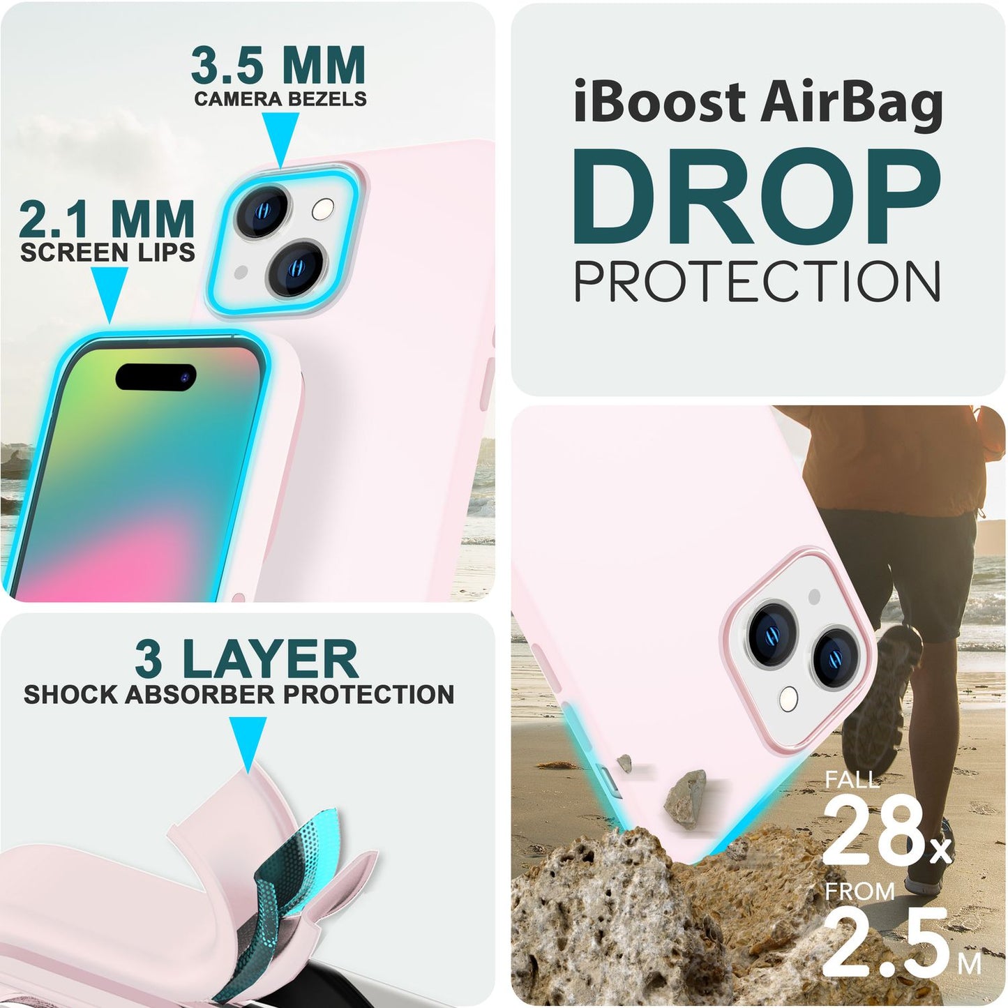 MagSafe Hülle für iPhone 15 Liquid Silikon Handyhülle Magnet Case Schutzhülle