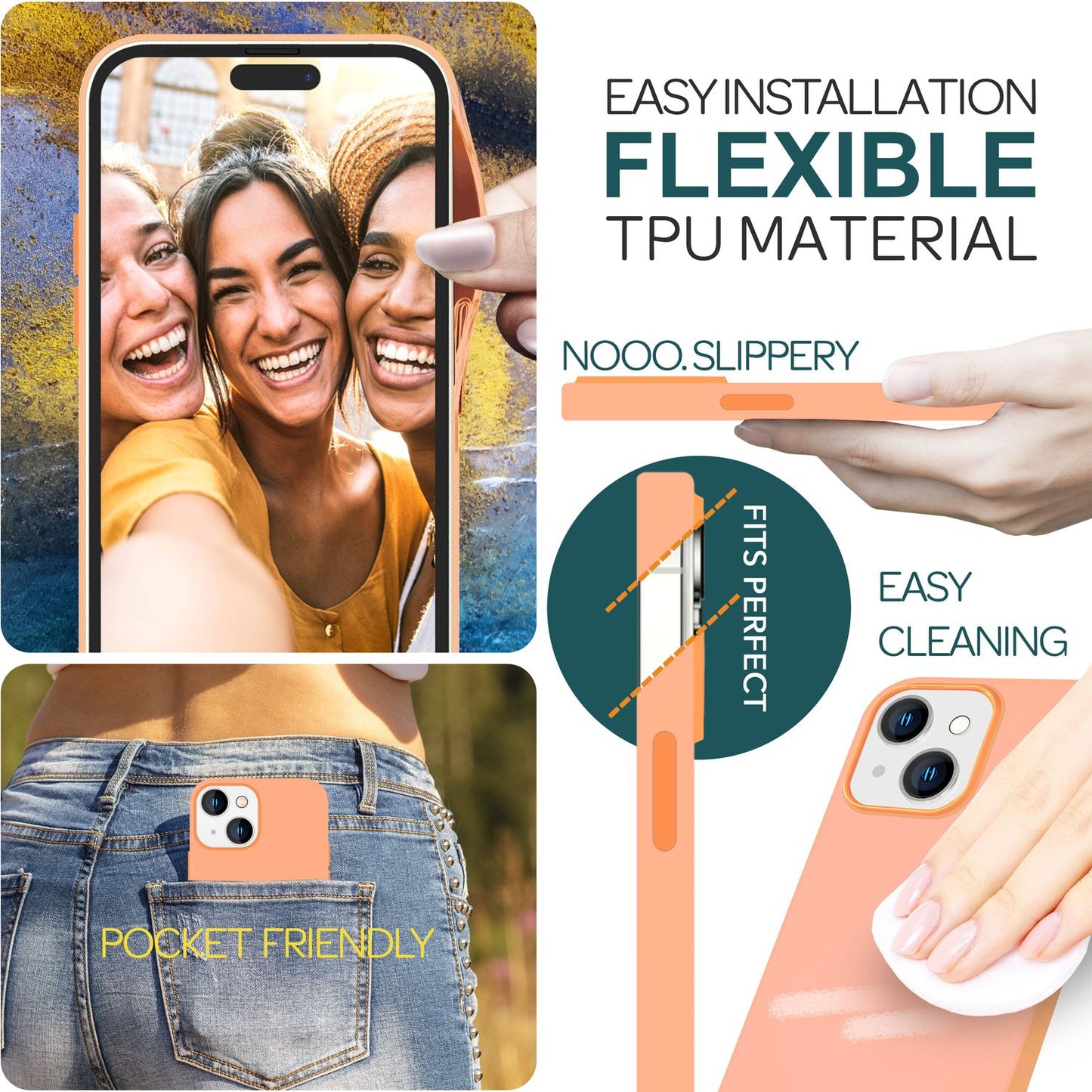 Carcasă MagSafe pentru iPhone 15 Plus, carcasă magnetică din silicon lichid