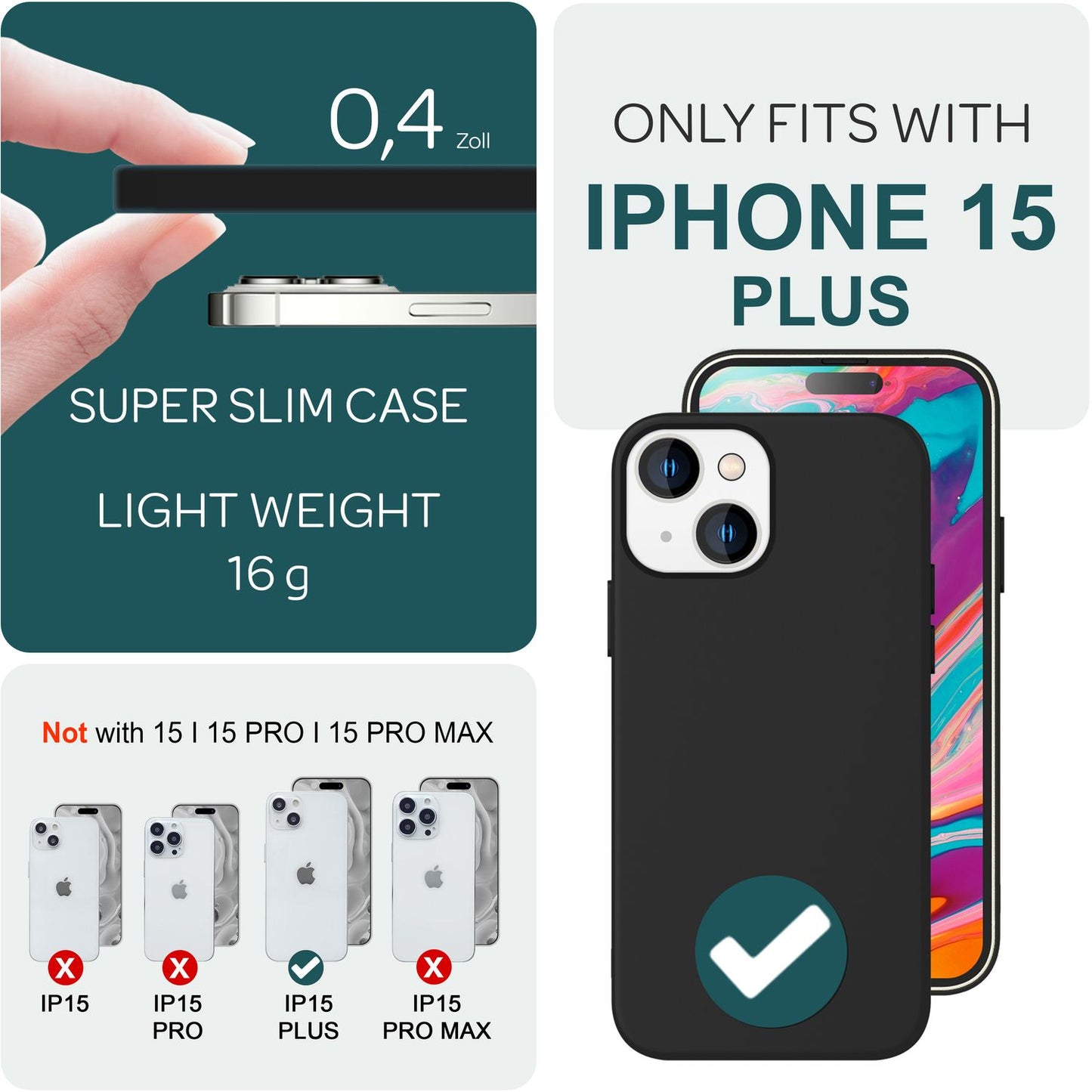 Carcasă MagSafe pentru iPhone 15 Plus, carcasă magnetică din silicon lichid