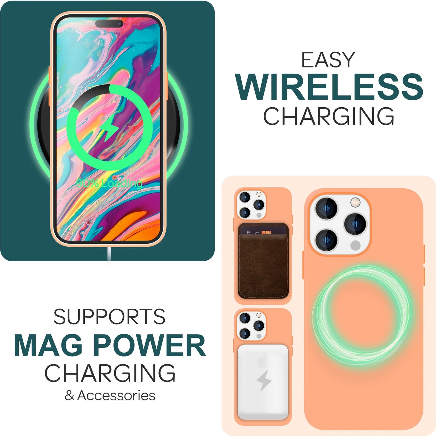 MagSafe Hülle für iPhone 15 Pro Liquid Silikon Handyhülle Magnet Cover Schutz