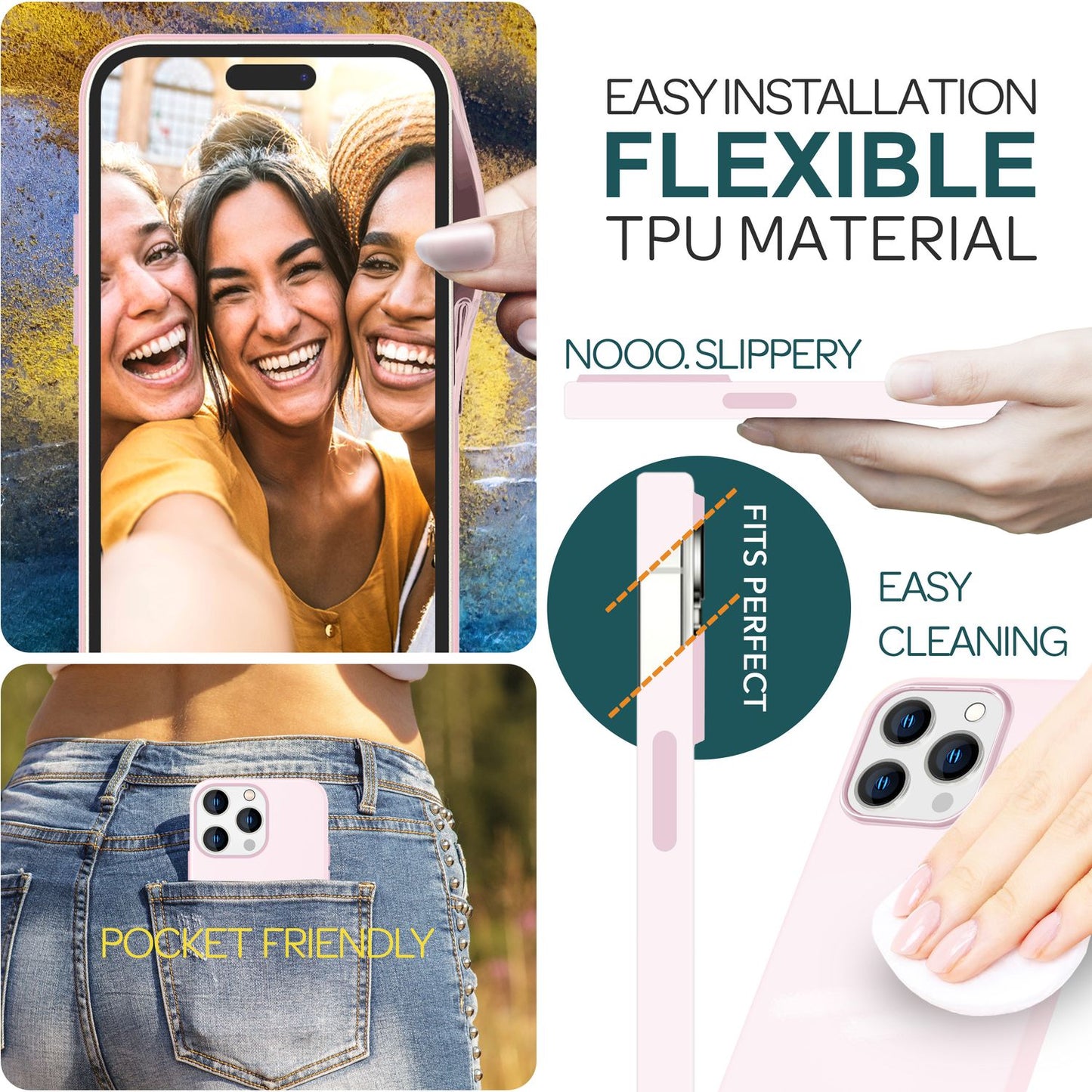 MagSafe Hülle für iPhone 15 Pro Max Liquid Silikon Handyhülle Magnet Case Schutz