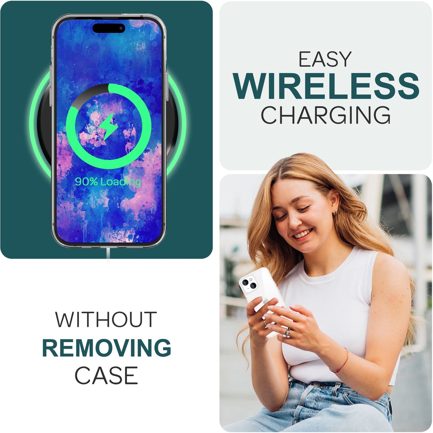 NALIA Berlin AirFlex Hülle iPhone 15 Plus Klarheit - Dicke 0,6 mm, Gewicht 12 g, Kompatibel mit iPhone 15 Plus