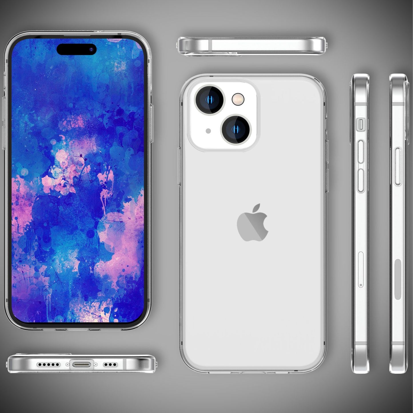 NALIA Berlin AirFlex Hülle iPhone 15 Plus Klarheit - Dicke 0,6 mm, Gewicht 12 g, Kompatibel mit iPhone 15 Plus