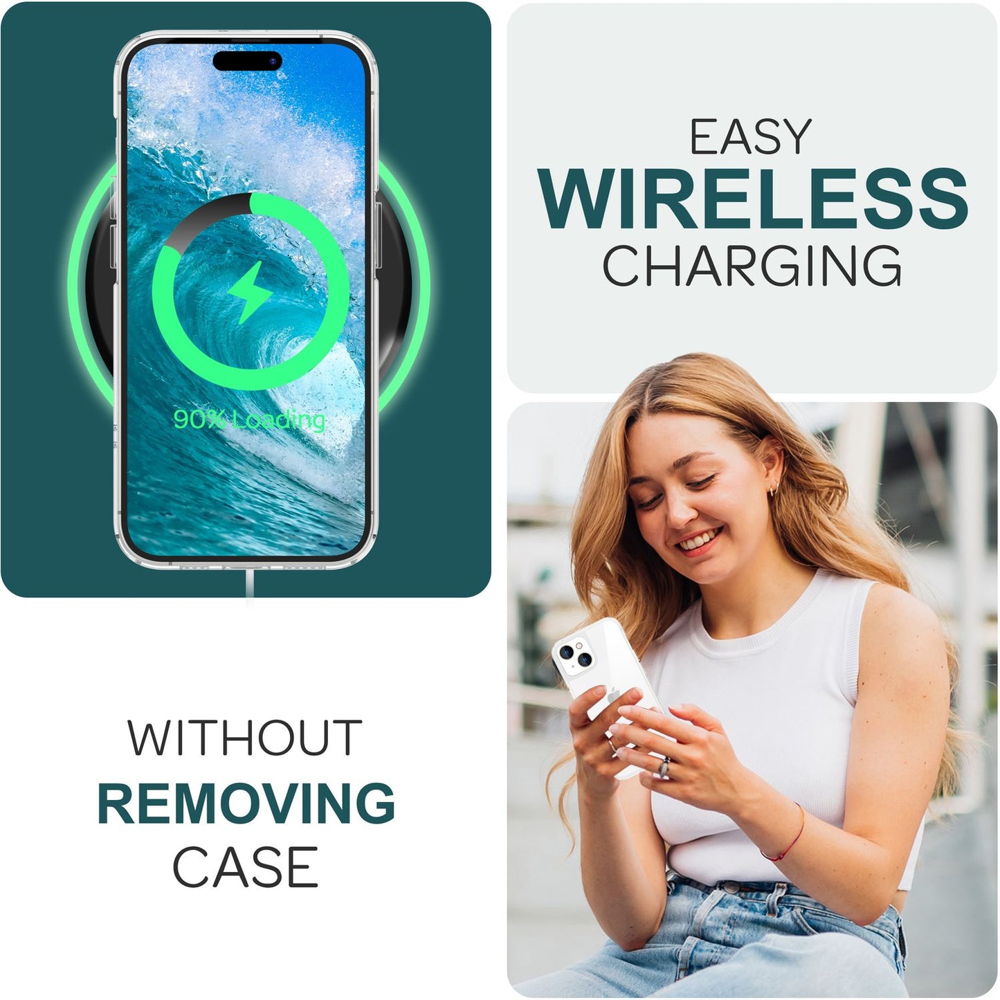 Carcasă transparentă rigidă pentru iPhone 15, carcasă de protecție, carcasă de telefon, carcasă rigidă pentru PC