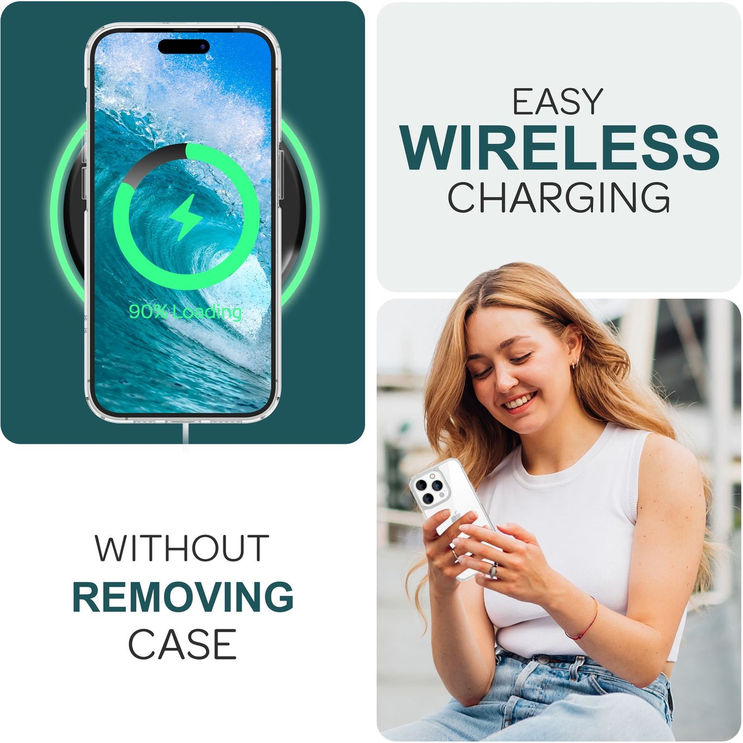 Hülle Klar für iPhone 15 Pro Max Clear Hard Case Handyhülle Cover Schutz Tasche