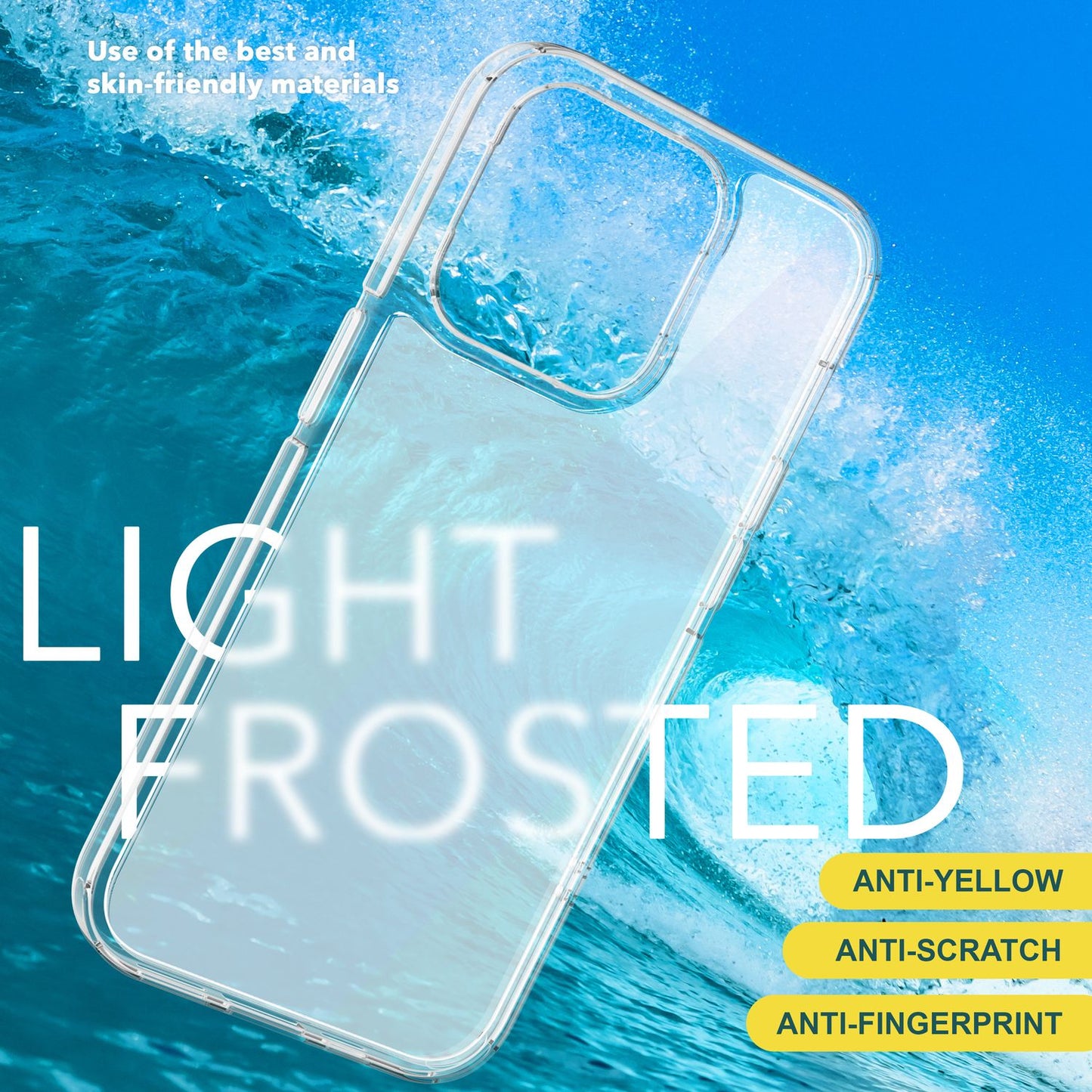 Hülle Matt für iPhone 15 Plus Frosted Case Handyhülle Hard Cover Schutz Tasche