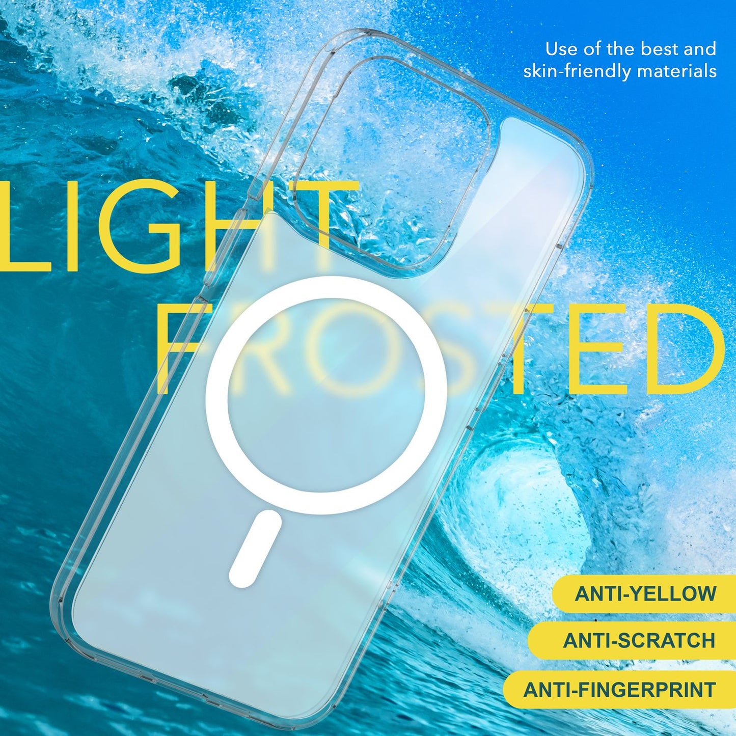 MagSafe Hülle Matt für iPhone 15 Frosted Case Magnet Handyhülle Schutz Tasche