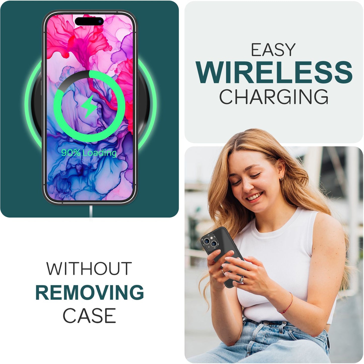 Carcasă hibridă pentru iPhone 15, carcasă mată, carcasă de telefon cu margine protectoare, husă de protecție, husă