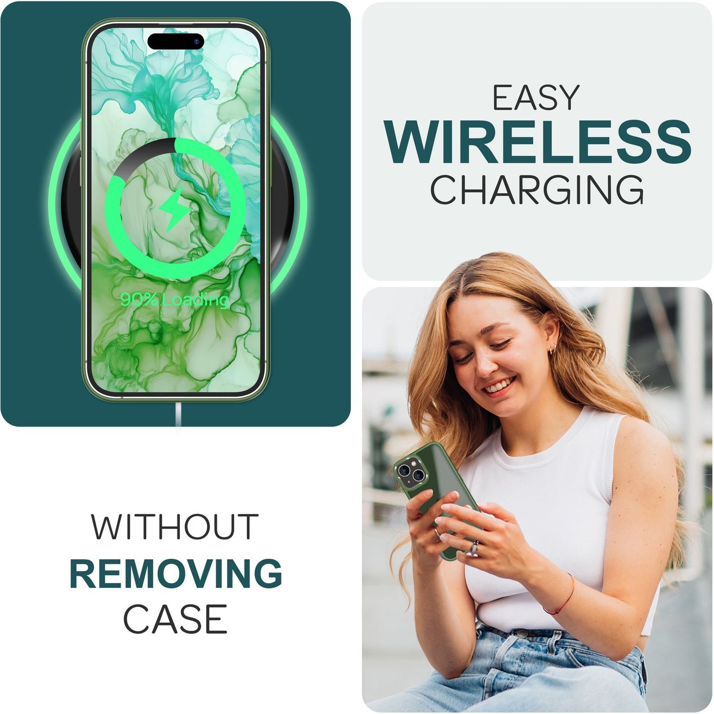 Carcasă hibridă pentru iPhone 15, carcasă mată, carcasă de telefon cu margine protectoare, husă de protecție, husă