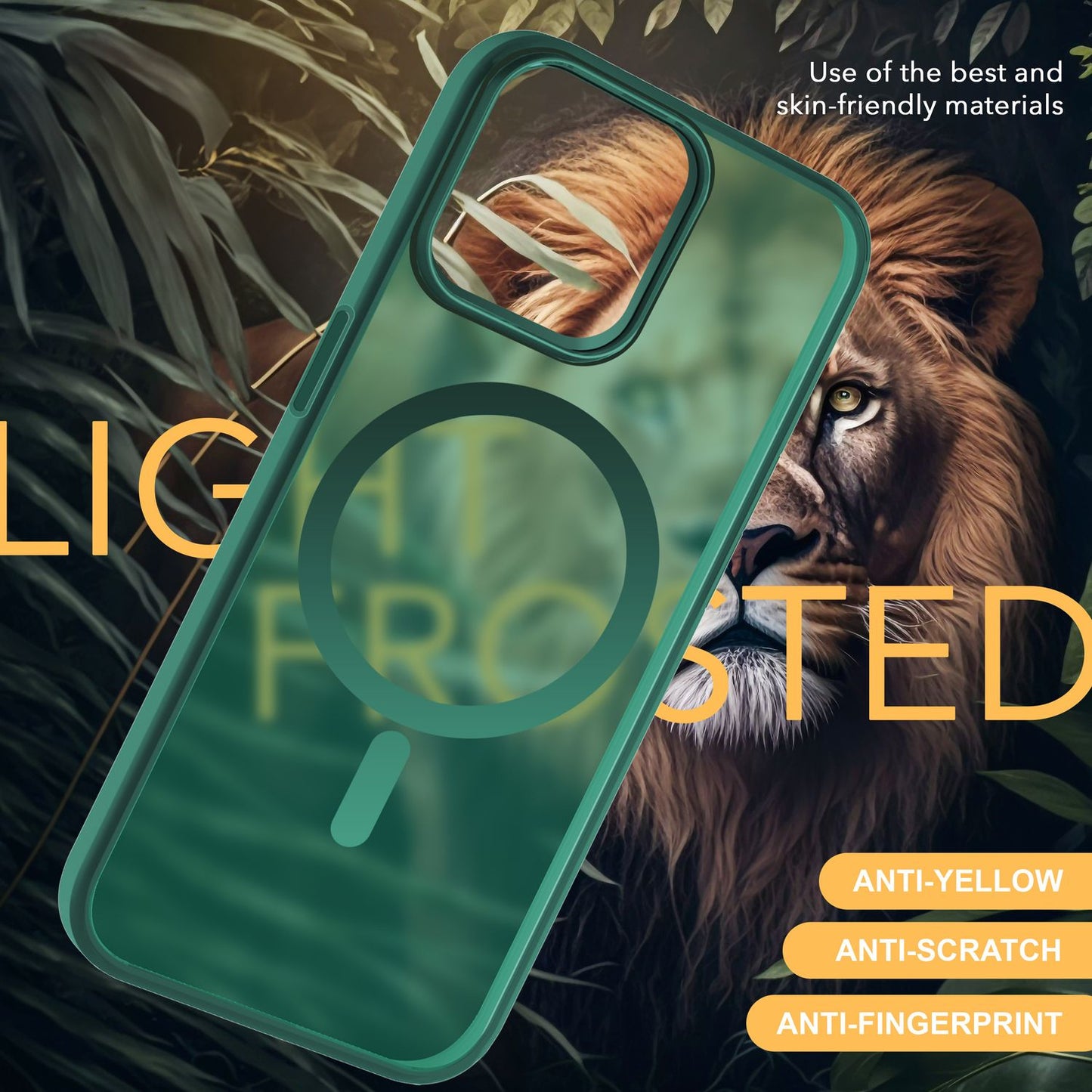 Carcasă Mattex MagPower MagSafe - Perfect potrivită pentru iPhone 15, carcasă rigidă mată, grosime 1,2 mm, material hibrid