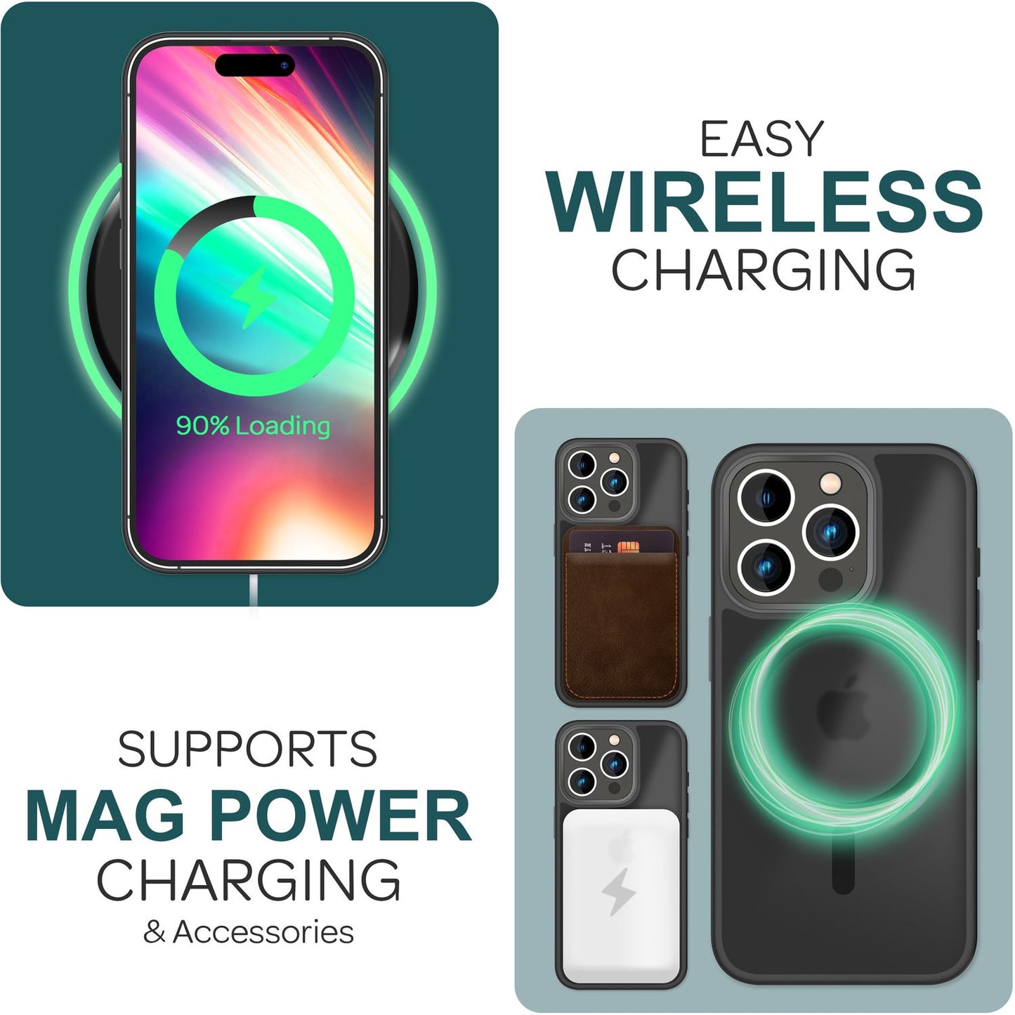 Carcasă hibridă MagSafe pentru iPhone 15 Pro Max, carcasă rigidă mată, carcasă de protecție pentru telefon