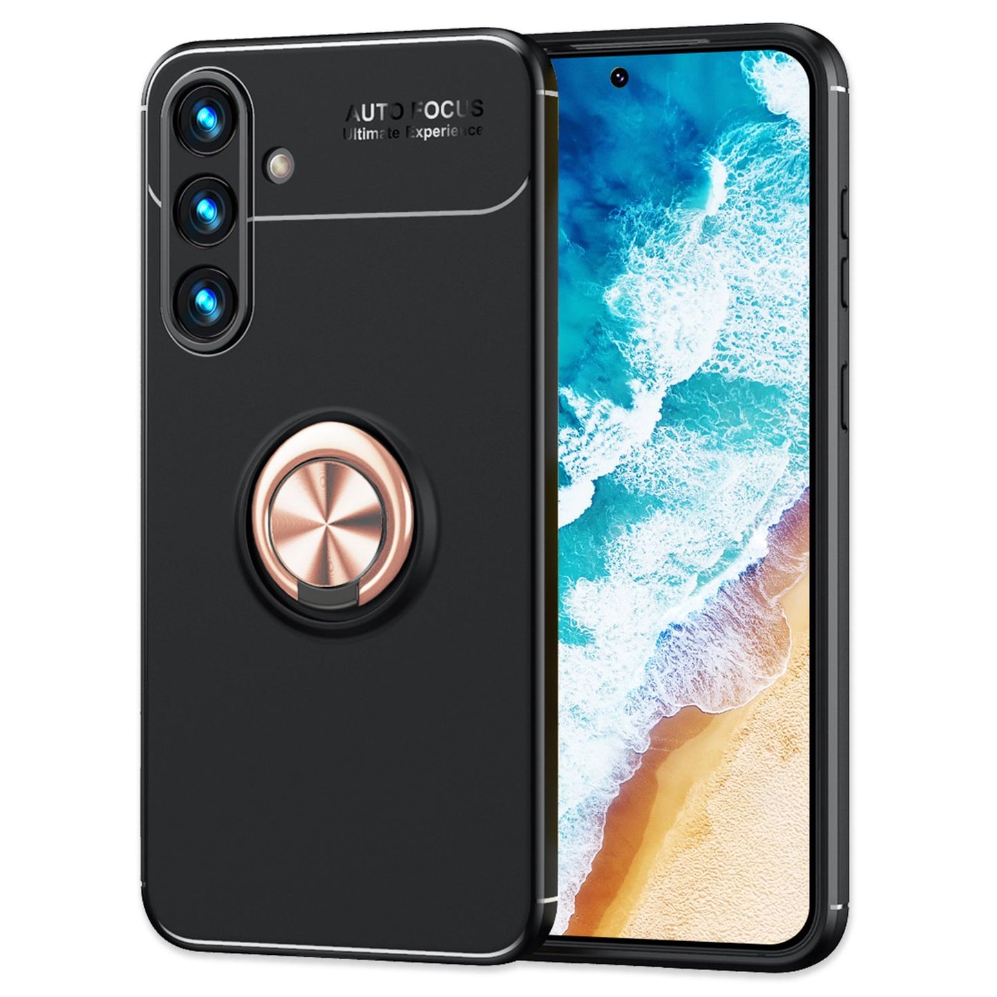 Husă NALIA Grip360 cu inel - Carcasă din silicon cu rotație la 360° pentru Galaxy S24 Plus