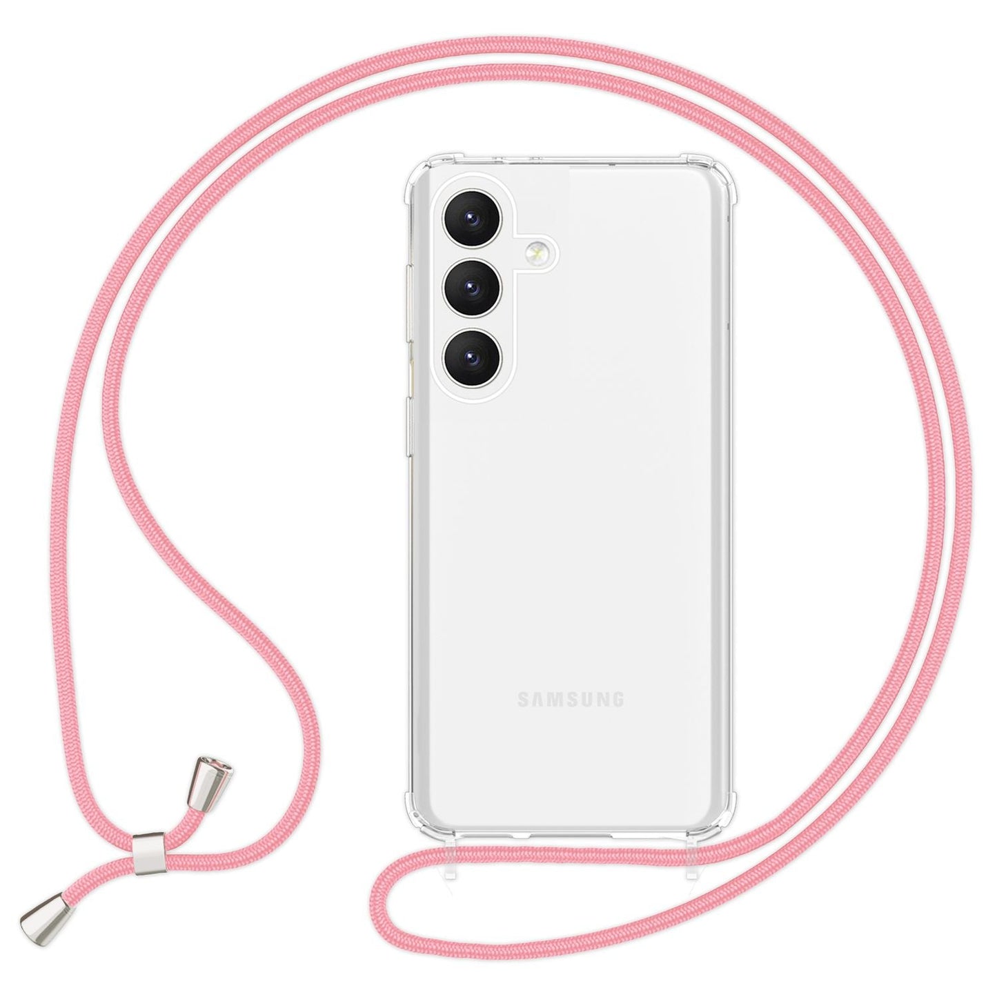 Etui na ramię NALIA Galaxy S24 Plus – przezroczyste, z regulowaną długością paska, lekkie, kompatybilne z modelem S24 Plus