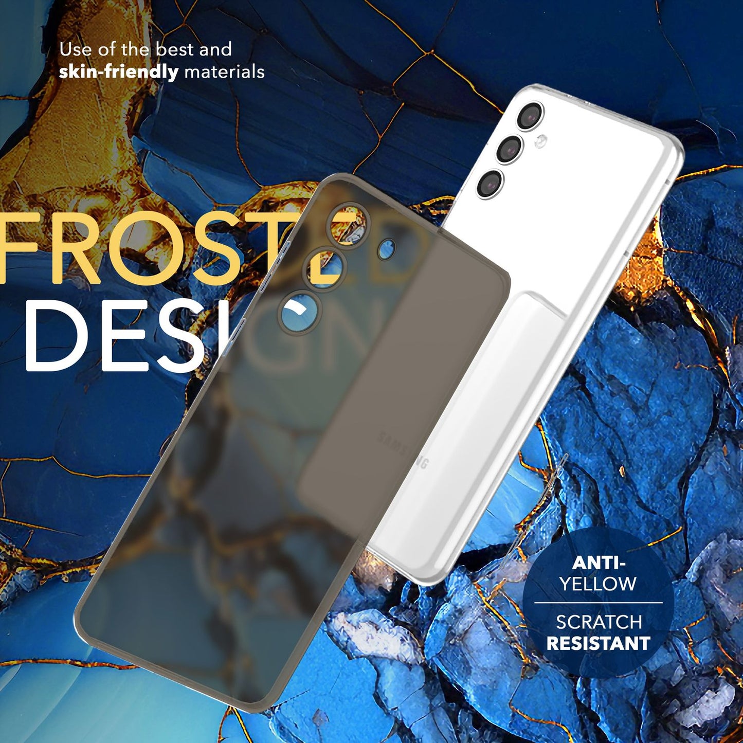 NALIA Extrem Dünnes Hardcase für Samsung Galaxy S24 Plus Hülle, 0,3mm Ultra Schlanke Schutzhülle, Extra Slim Cover Matt