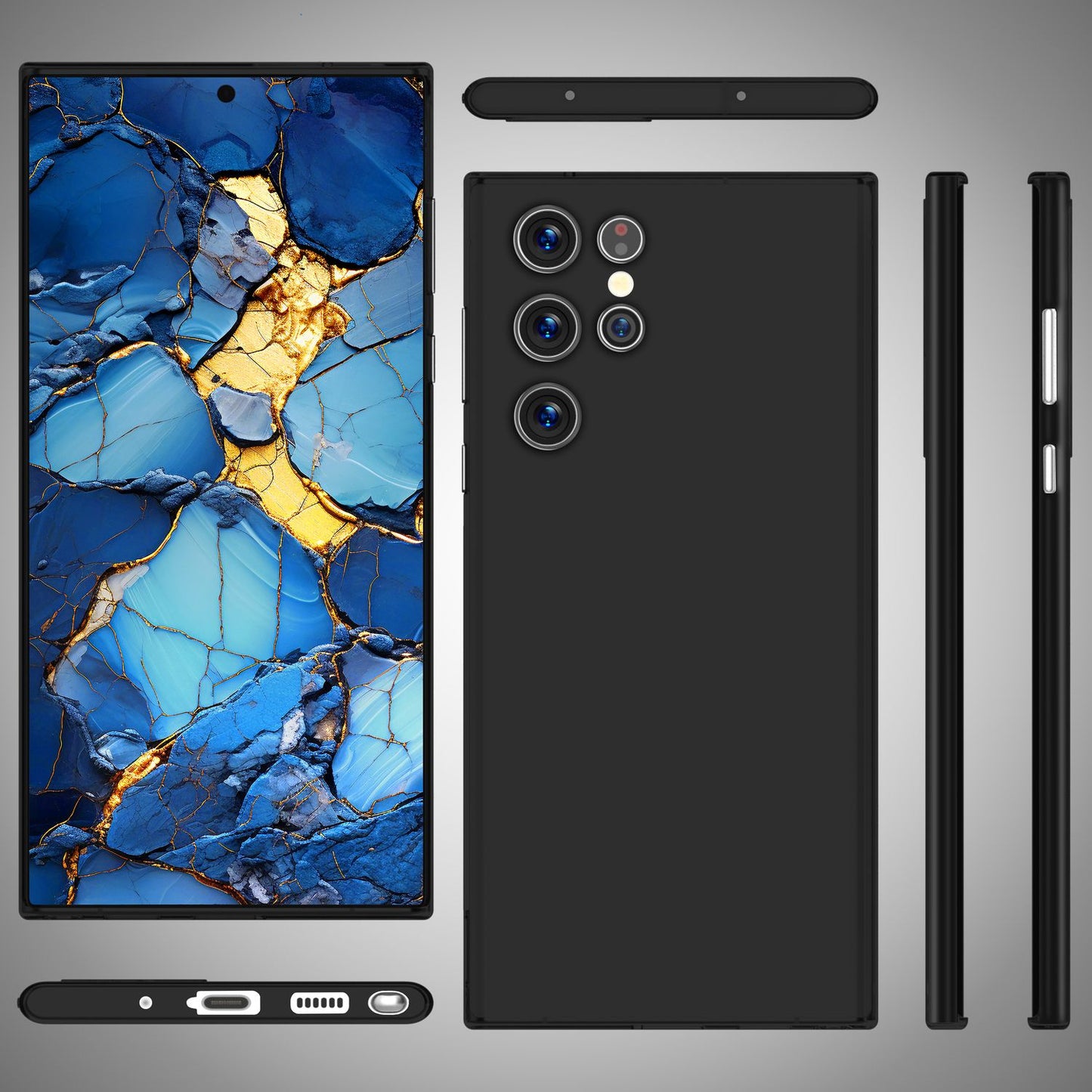 NALIA Extrem Dünnes Hardcase für Samsung Galaxy S24 Ultra Hülle, 0,3mm Ultra Schlanke Schutzhülle Slim