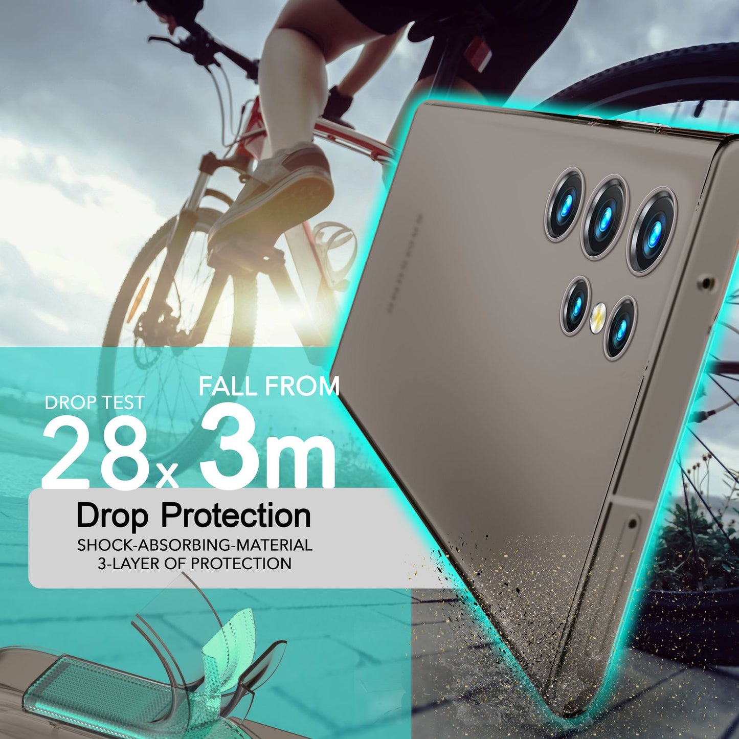 NALIA Extrem Dünnes Hardcase für Samsung Galaxy S24 Ultra Hülle, 0,3mm Ultra Schlanke Schutzhülle Slim